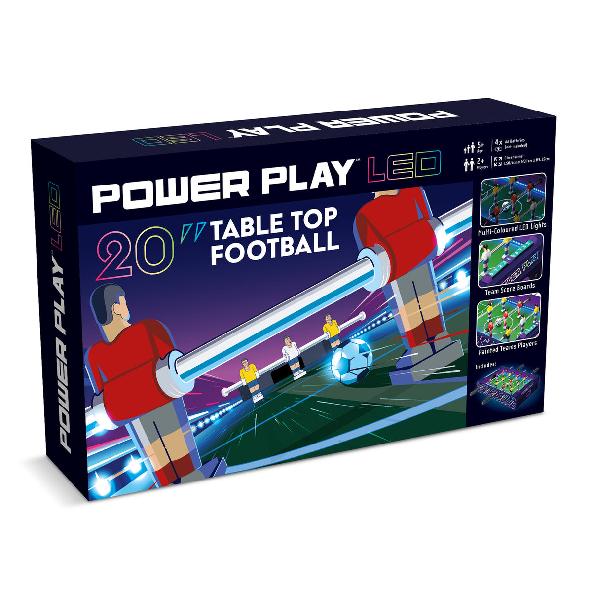 Power Play LED 20 Inch Table Top Football