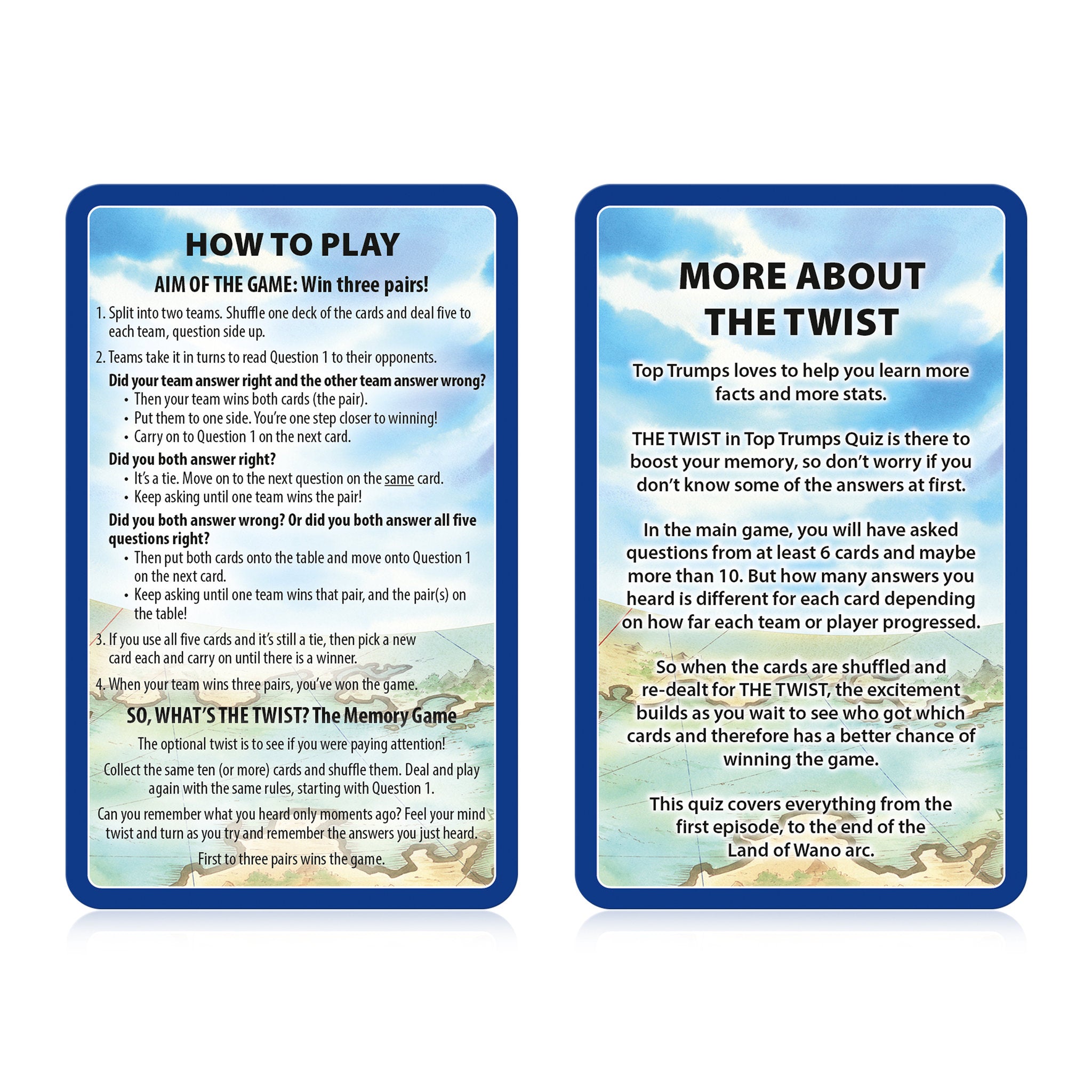 Top Trumps Quiz Card Game - One Piece