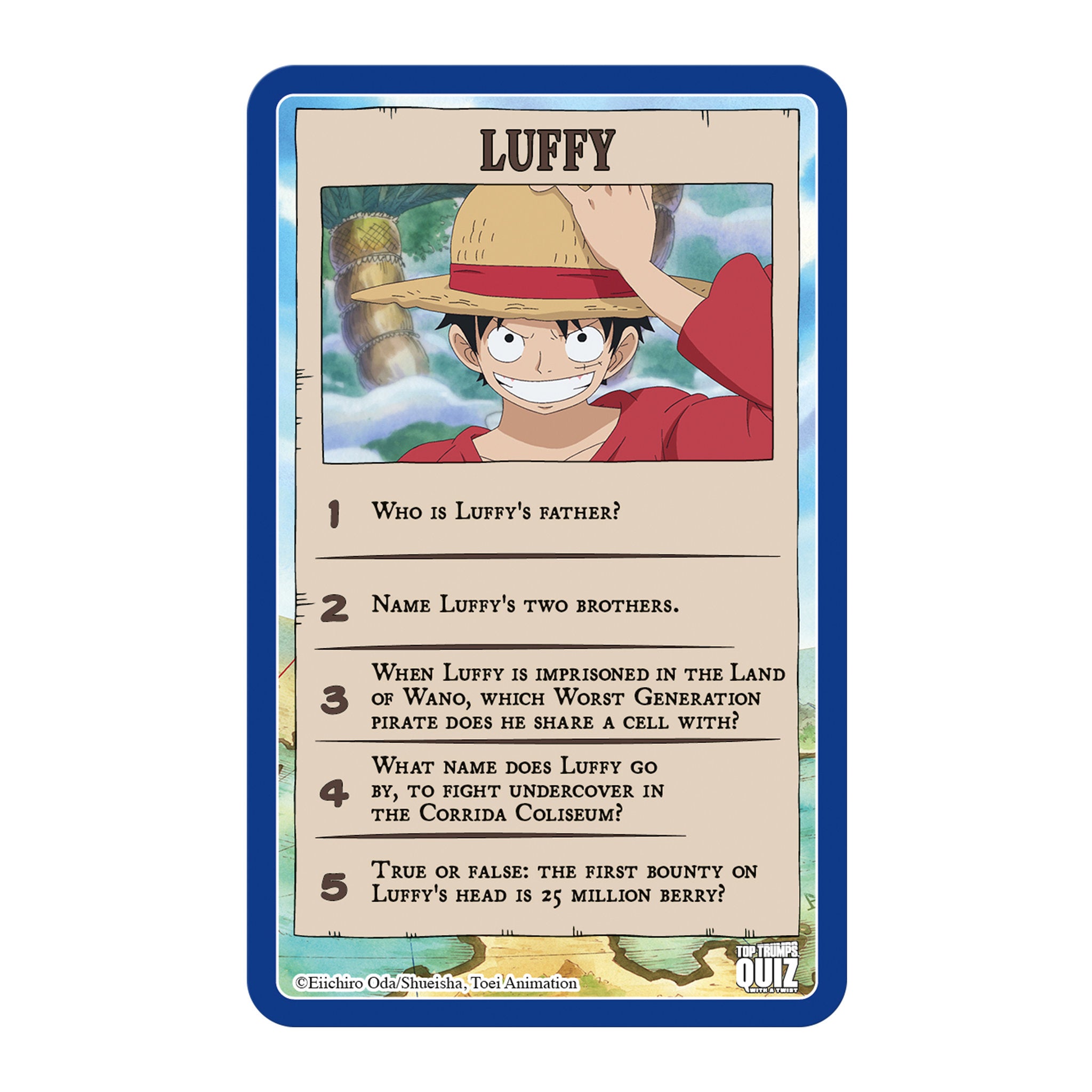 Top Trumps Quiz Card Game - One Piece