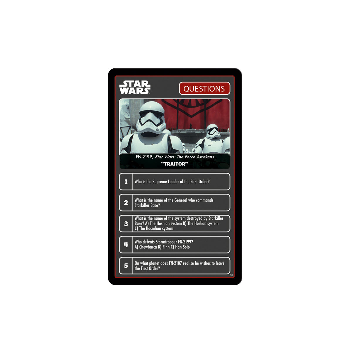 Top Trumps Quiz Star Wars