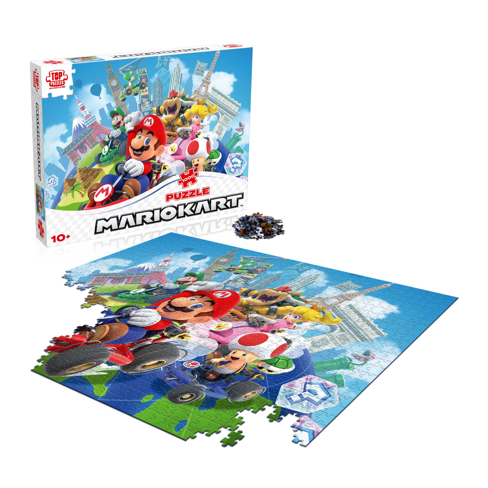 Super Mario Mario Kart Around the World 1000 Piece Puzzle