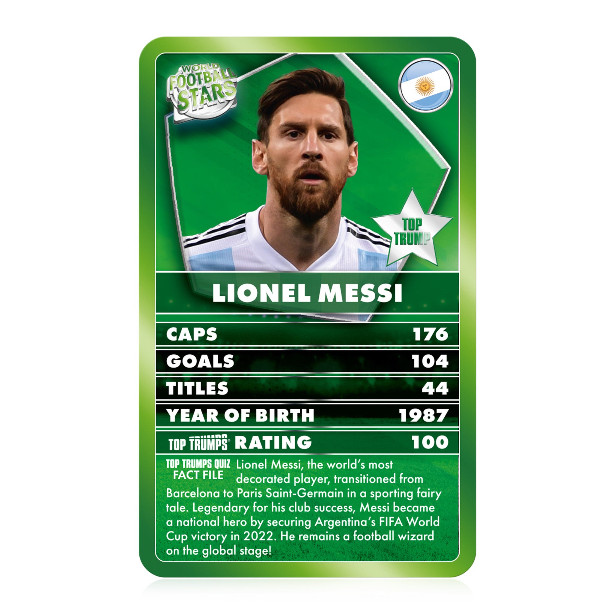 Top Trumps Classics World Football Stars Card Game
