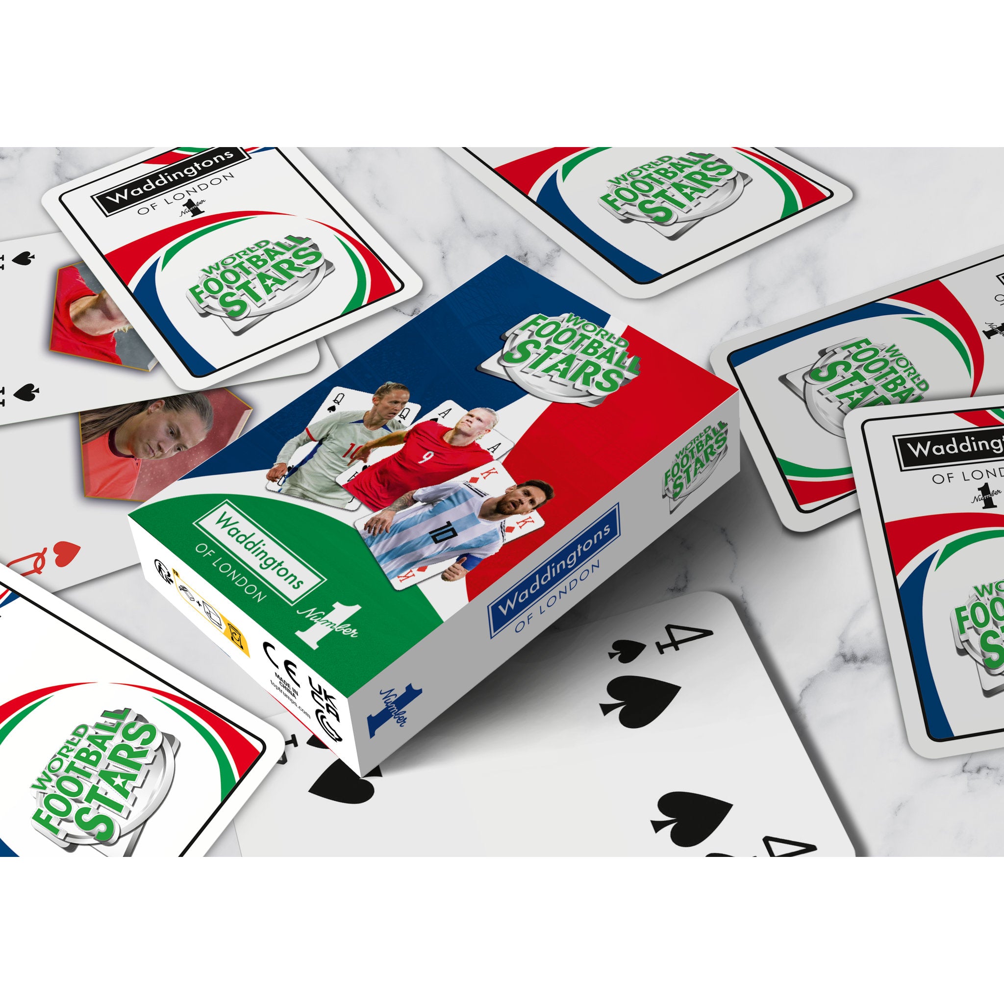 Waddingtons World Football Stars Playing Cards