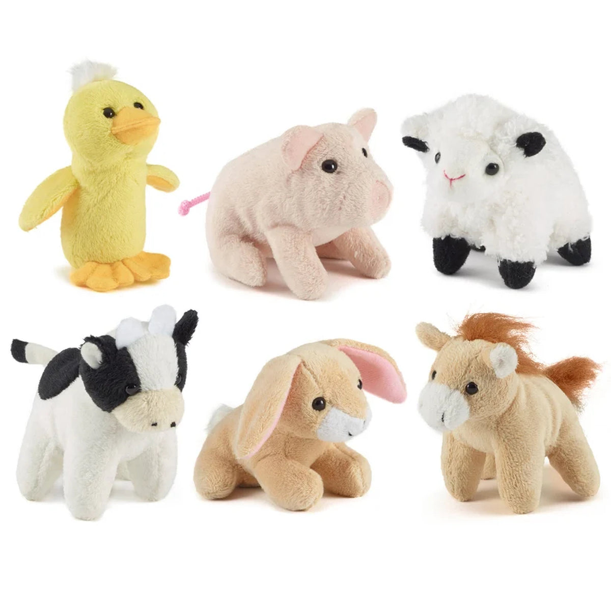 Living Nature Little Buddies 4 Inch Plush Farm Animals Assorted Styles