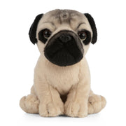 Living Nature 7 Inch Plush Pug Puppy