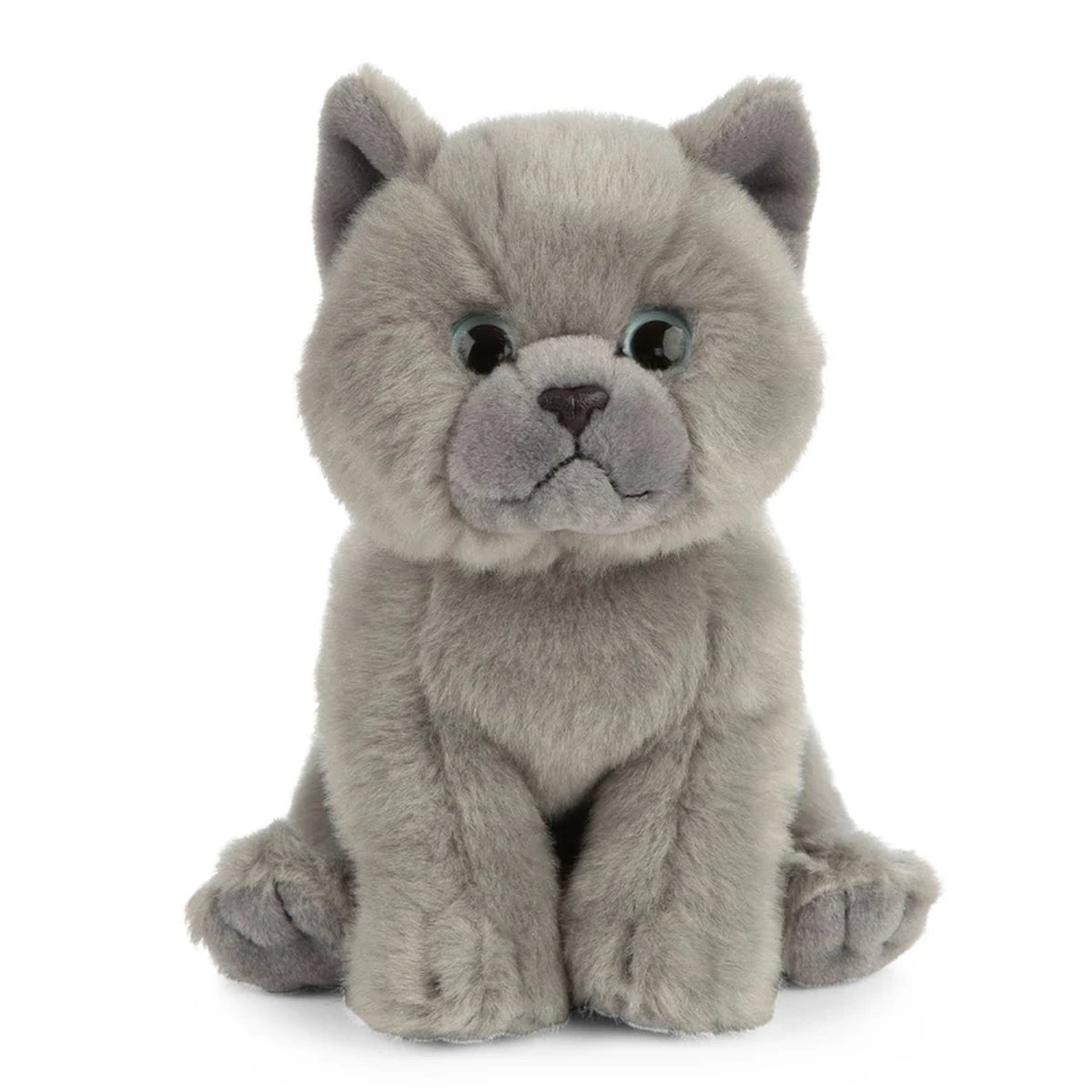 Living Nature  6 Inch Plush British Grey Shorthair Kitten