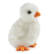 Living Nature 5 Inch Plush White Fliffy Chick