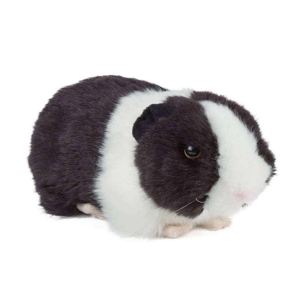 Living Nature 7 Inch Plush Black Guinea Pig with Sound