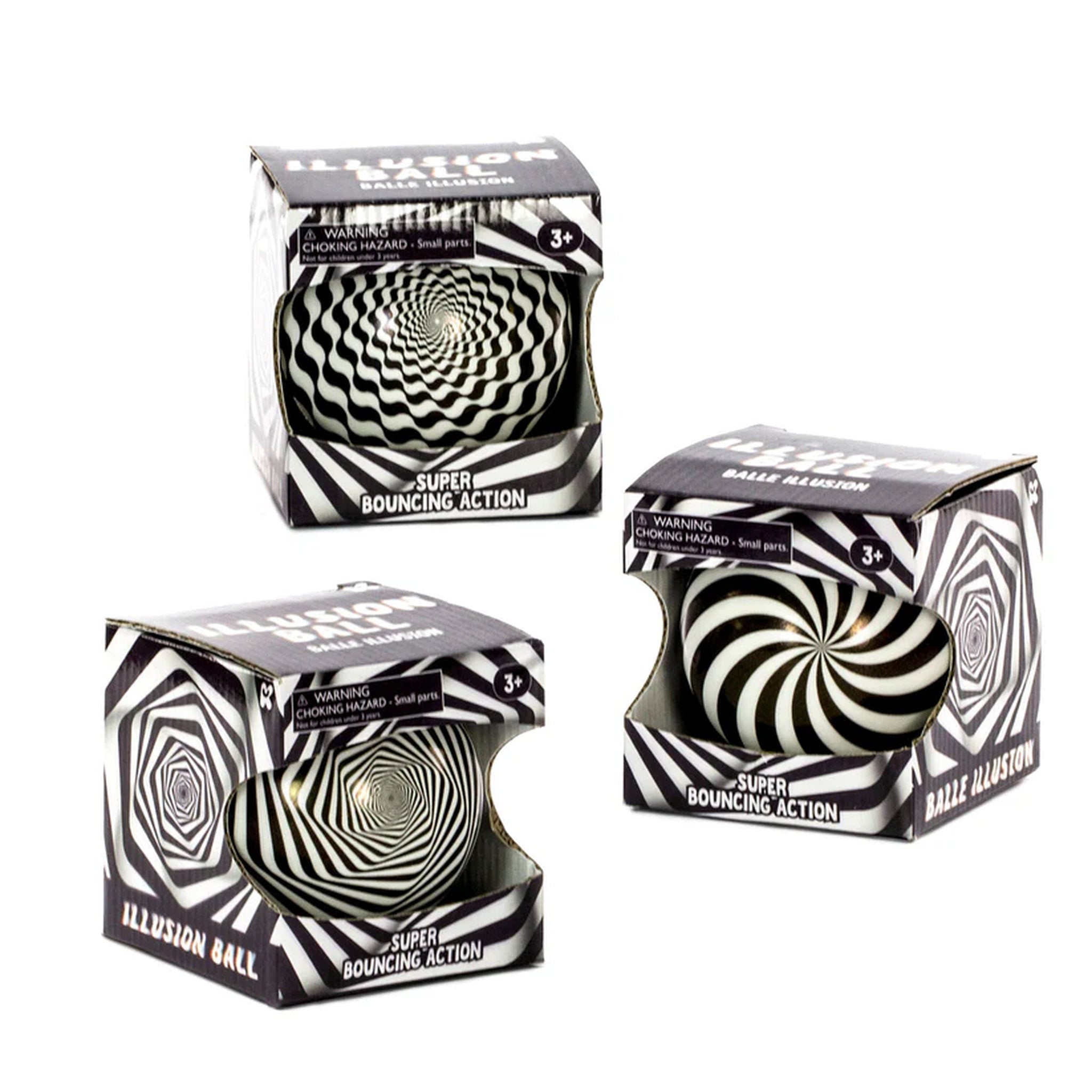 High Bounce Illusion Ball Assorted Styles
