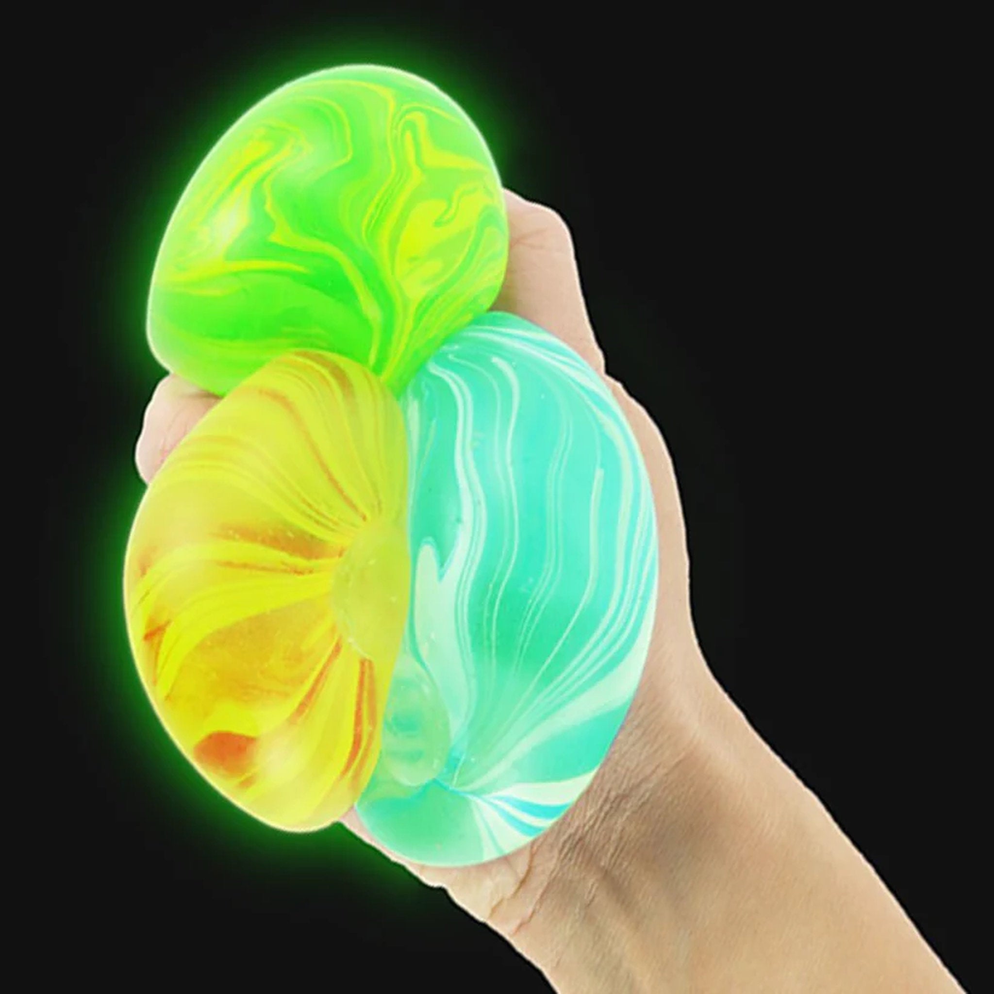 Glow In The Dark Super Squidge Ball Assorted Styles