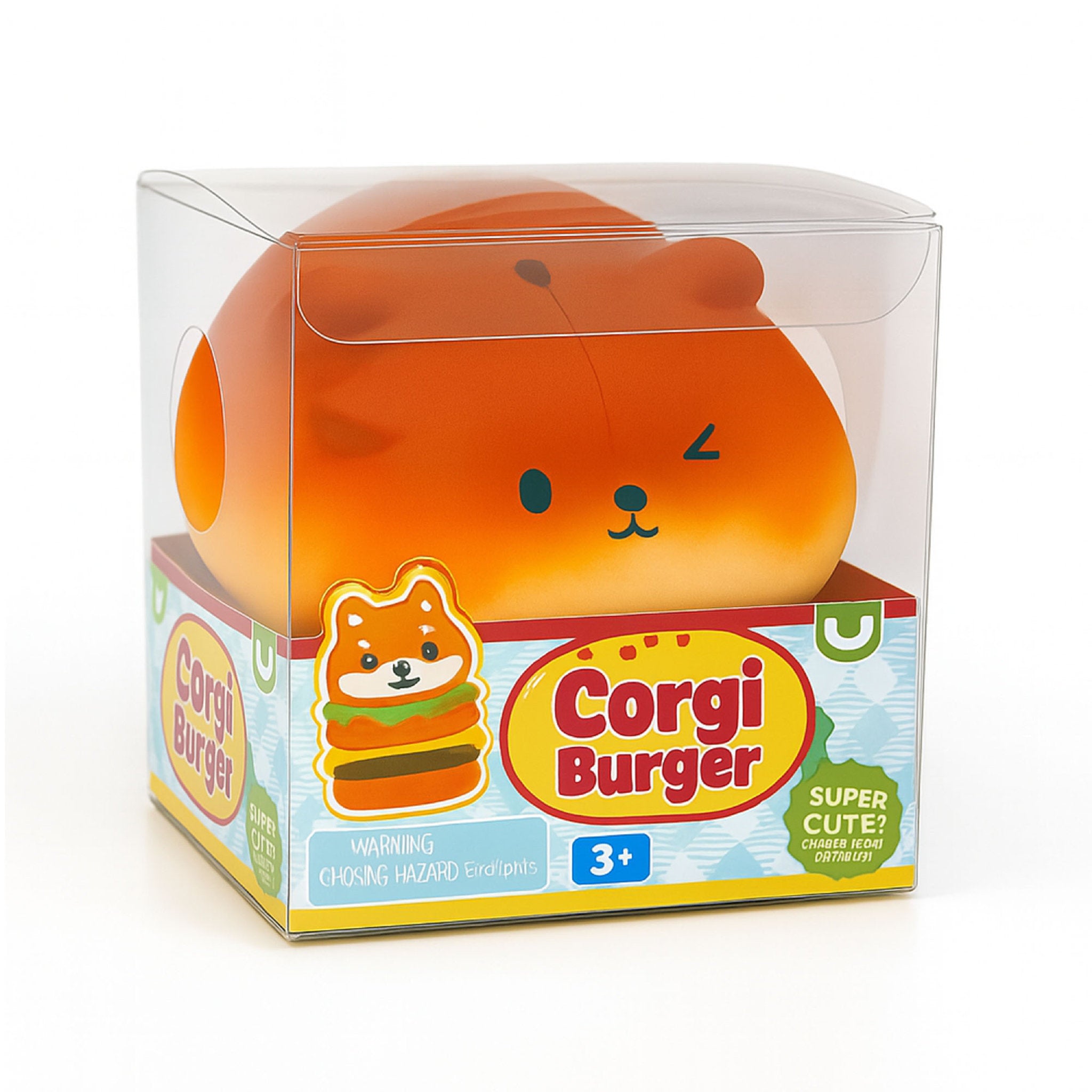 Keycraft Squishy Corgi Burger
