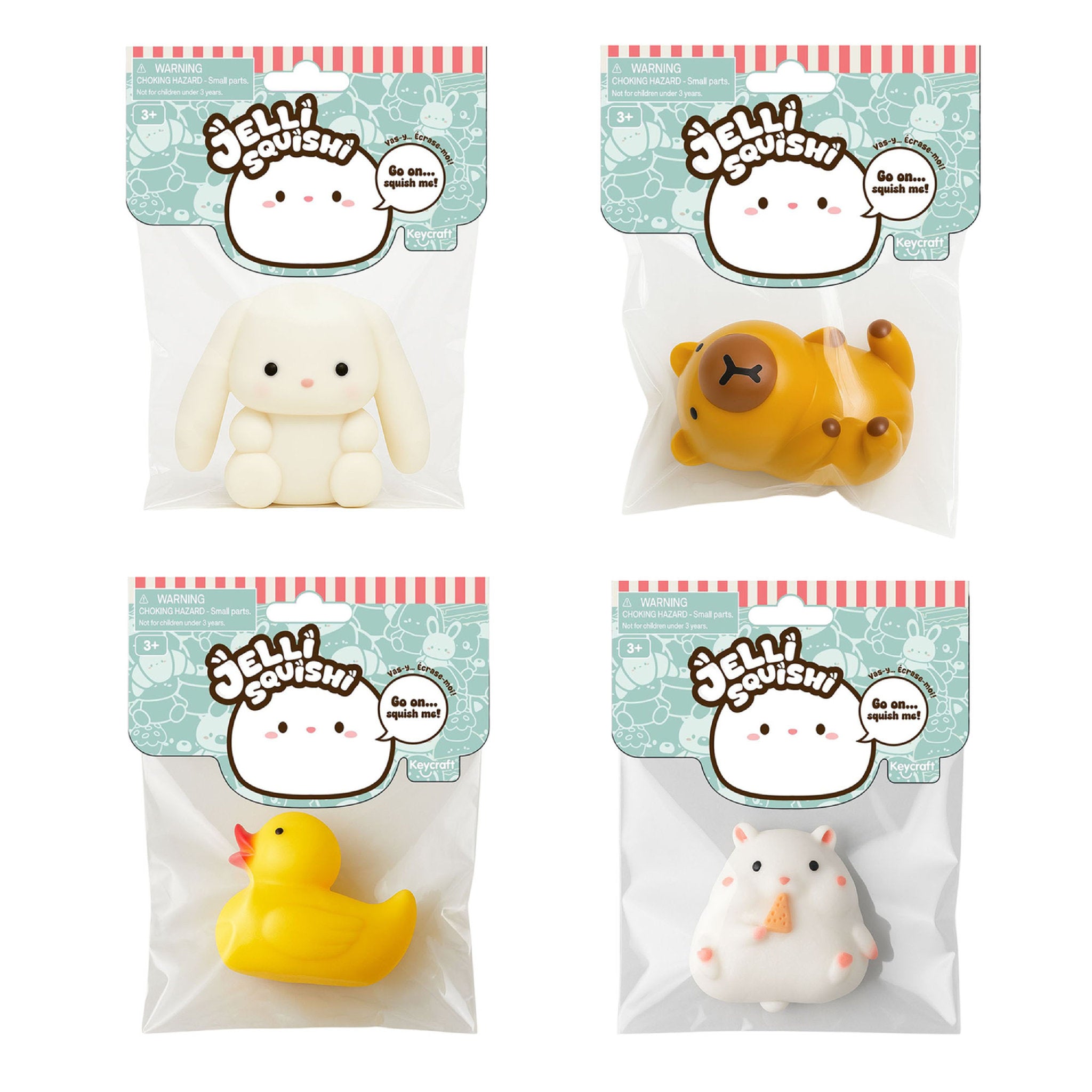 Keycraft Jelli Squishi Pets Small Assorted Styles