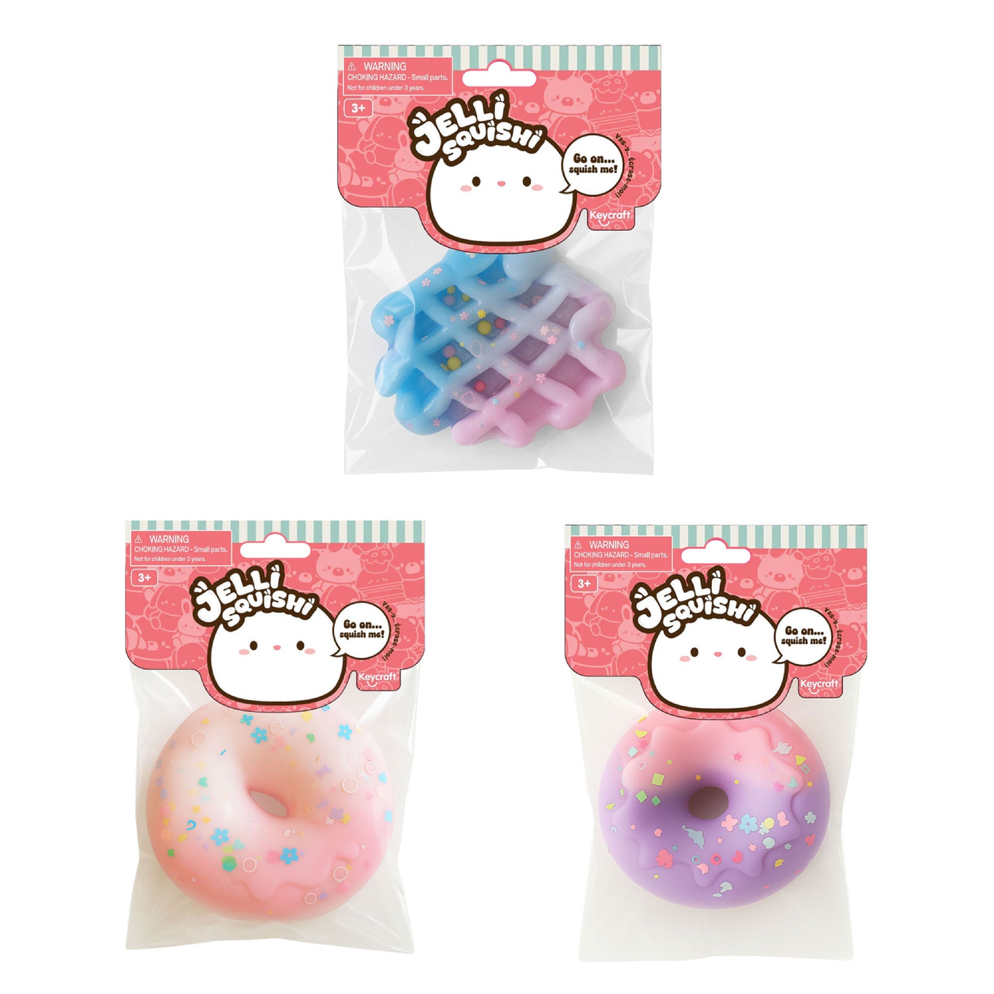 Jelli Squishi Donuts & Waffles - Assorted Styles