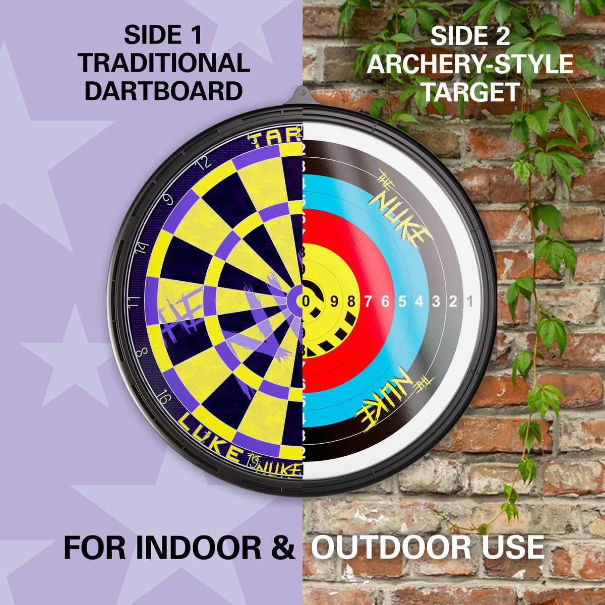 Target Luke "The Nuke" Litter Magnetic Dartboard Set