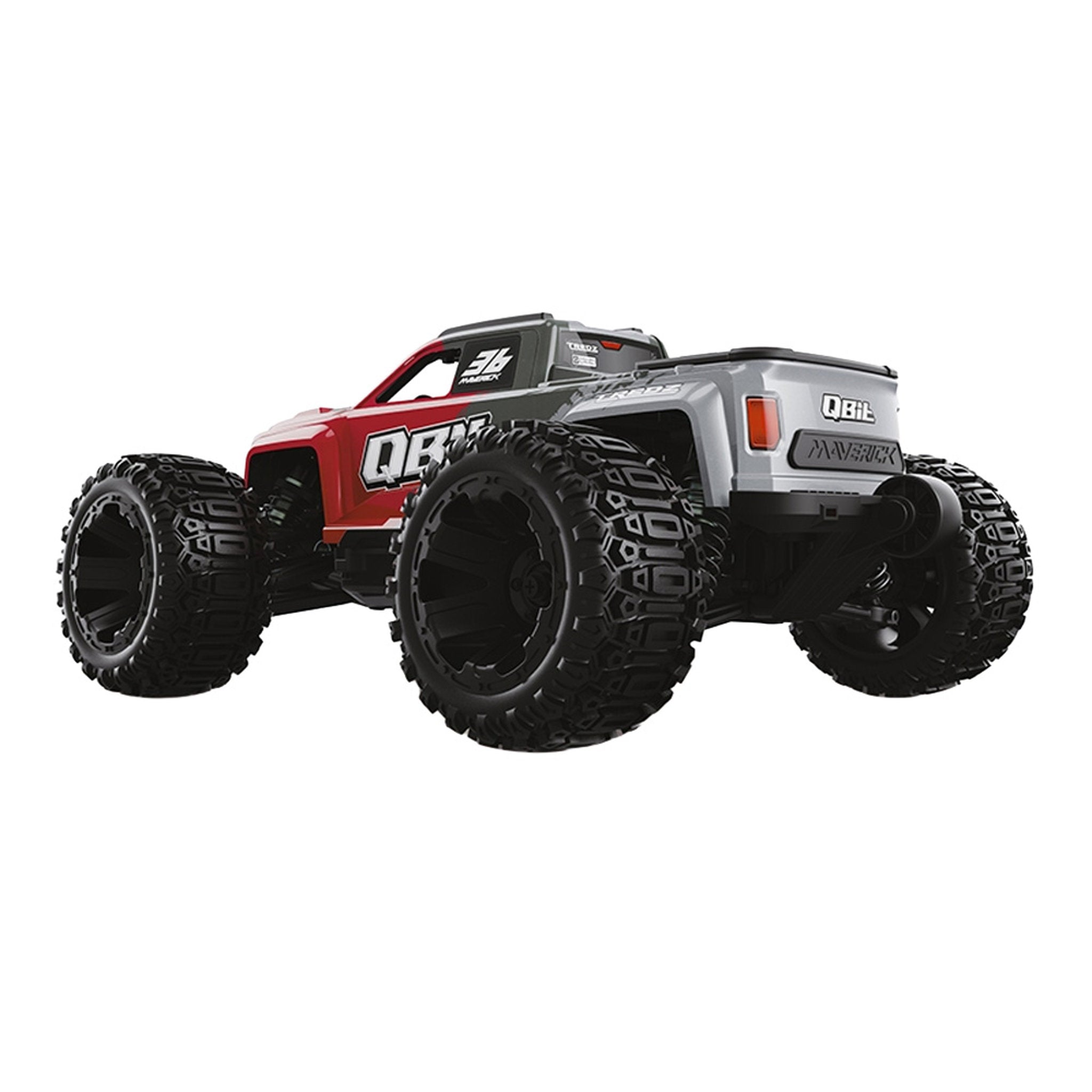 Maverick Remote Control QBIT 1:16 Monster Truck - Red