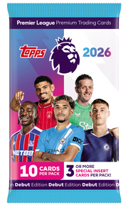 Topps 2026 Premier League Booster Pack Assorted Styles