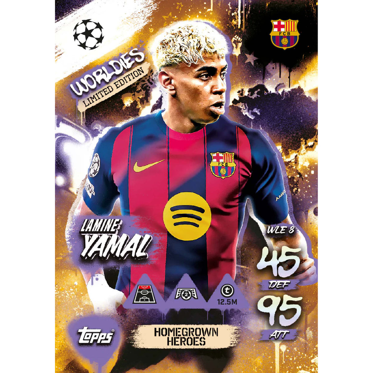 Topps Match Attax UEFA 2025/2026 Worldies Mini Tin Assorted Styles