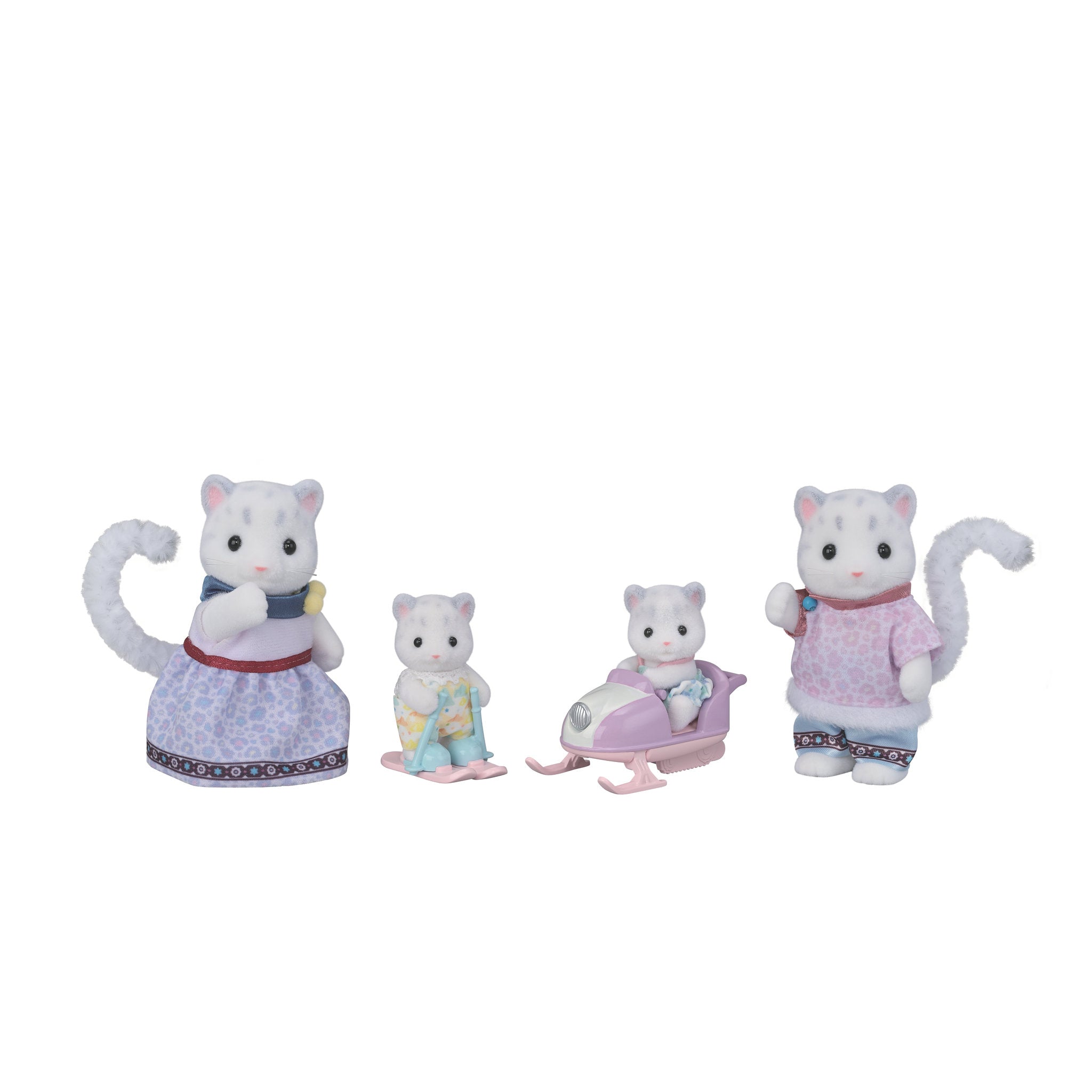 Sylvanian Families Snow Leopard Family