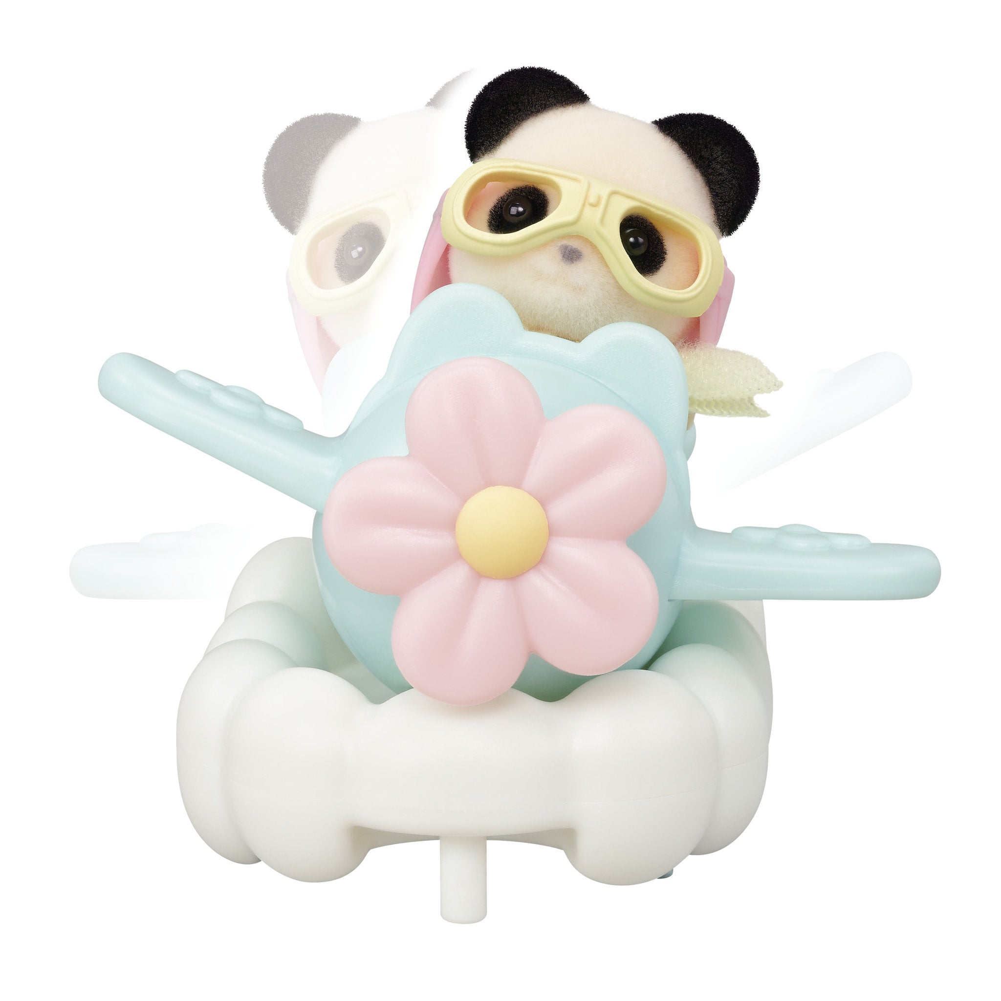 Sylvanian Families Amusement Park Ride Set - Plane & Train