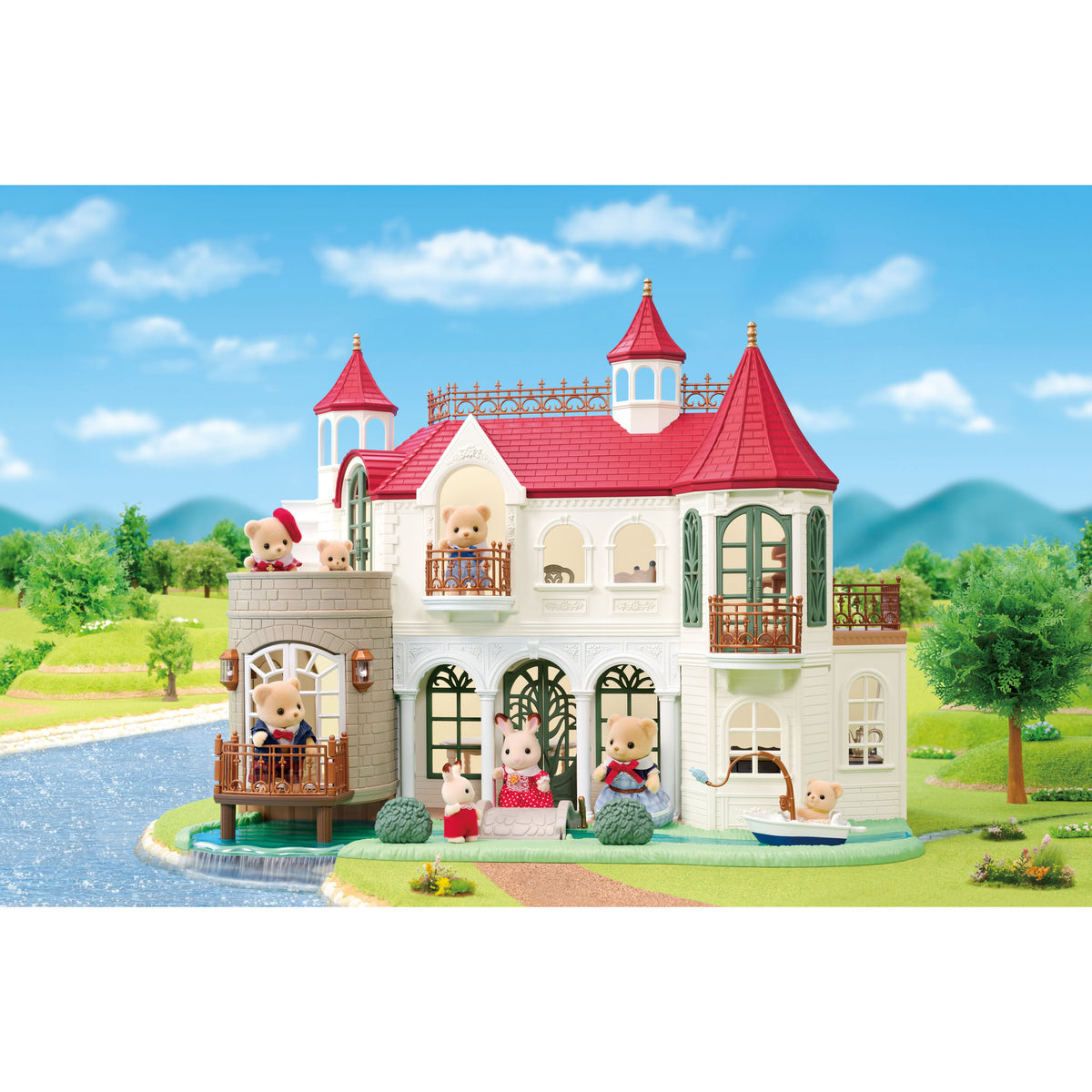 Sylvanian Families Red Roof Riverside Manor