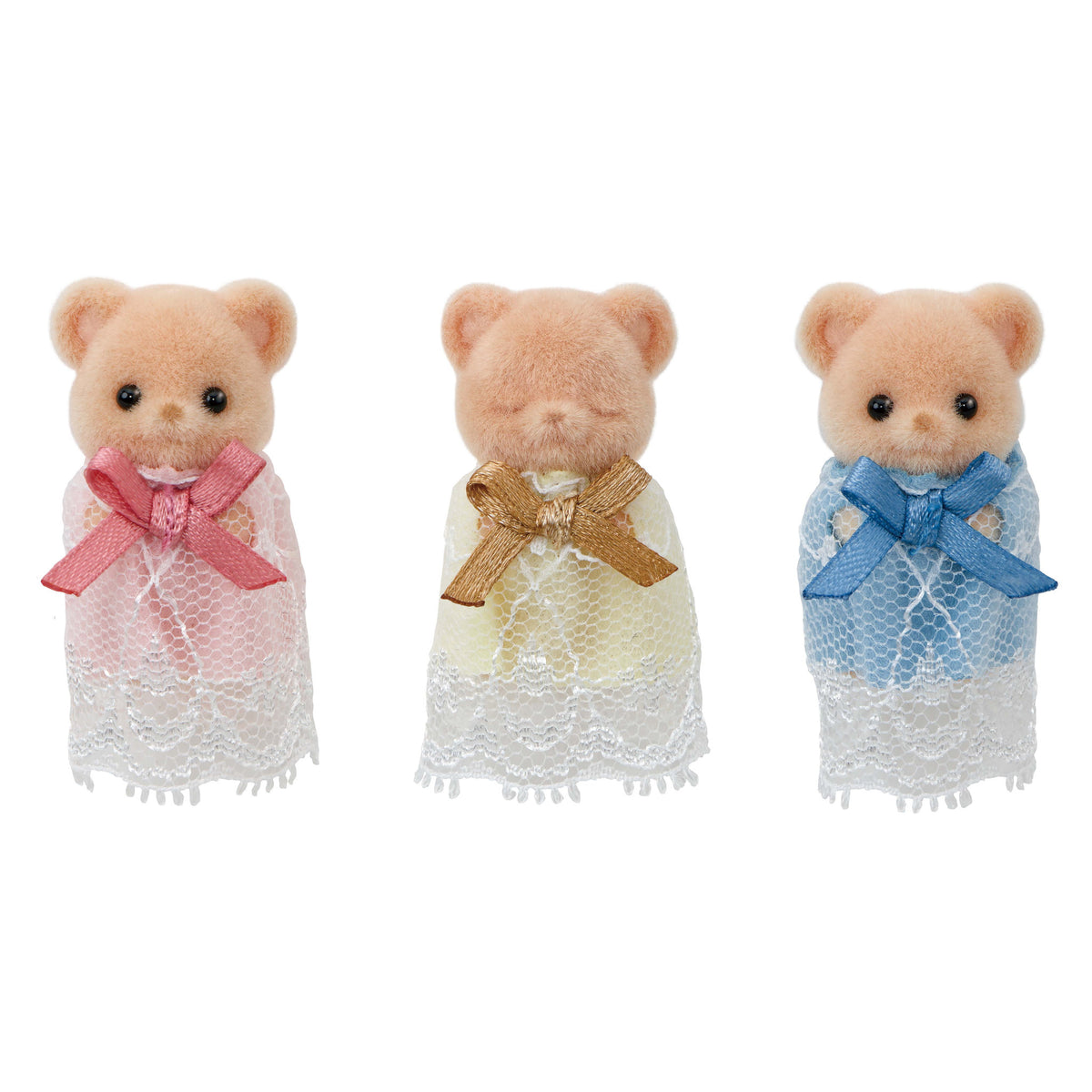 Sylvanian Families Biscuit Bear Sleepy Triplets
