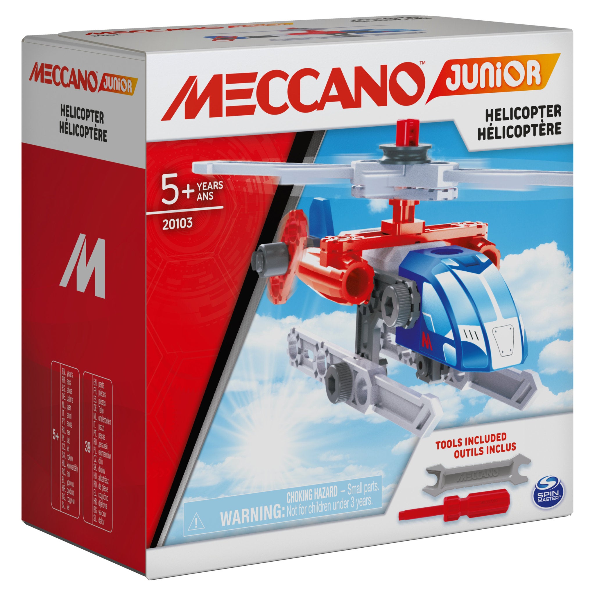 Meccano Junior Action Builds - Helicopter