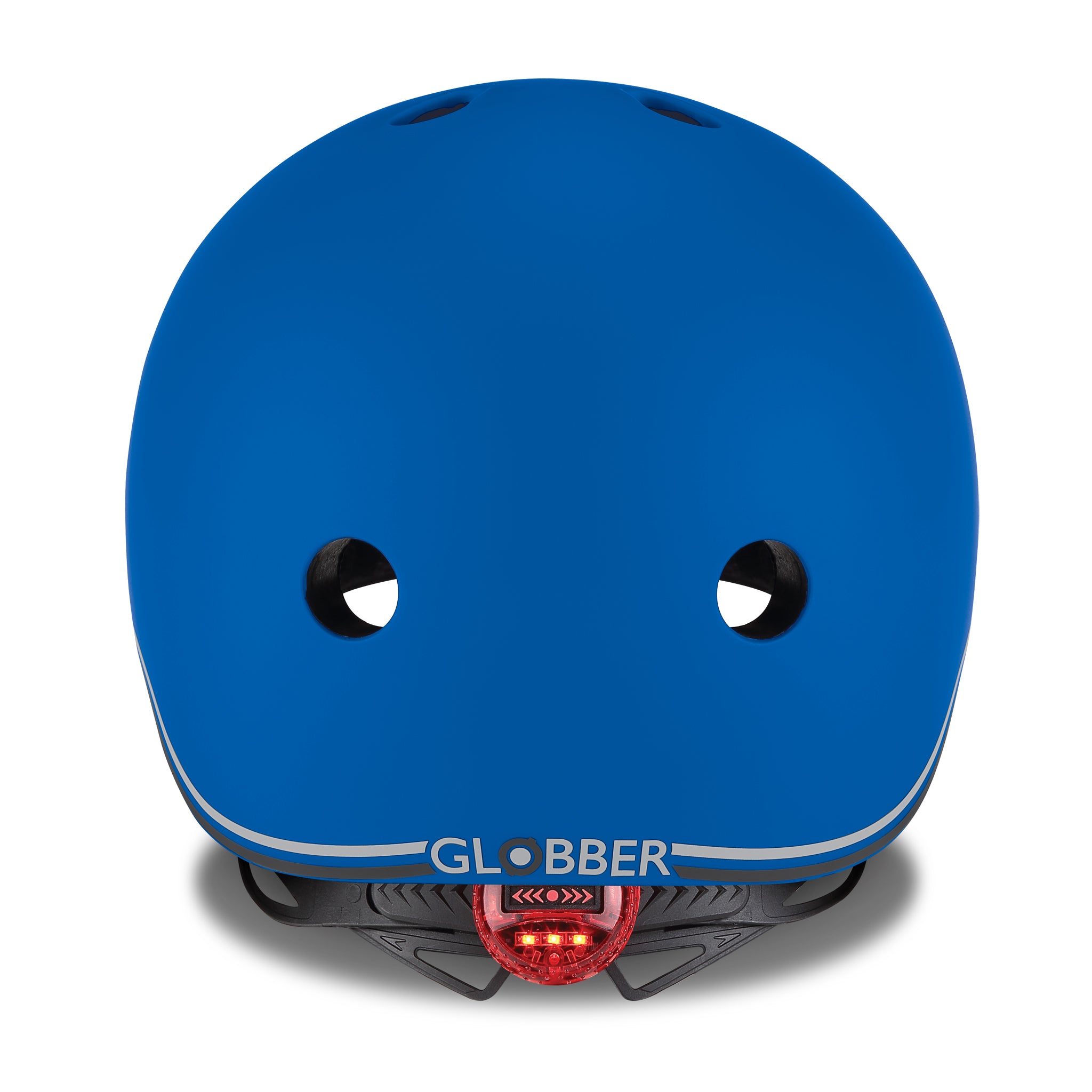 Globber Toddler Helmet With Flashing Led Light - Navy Blue