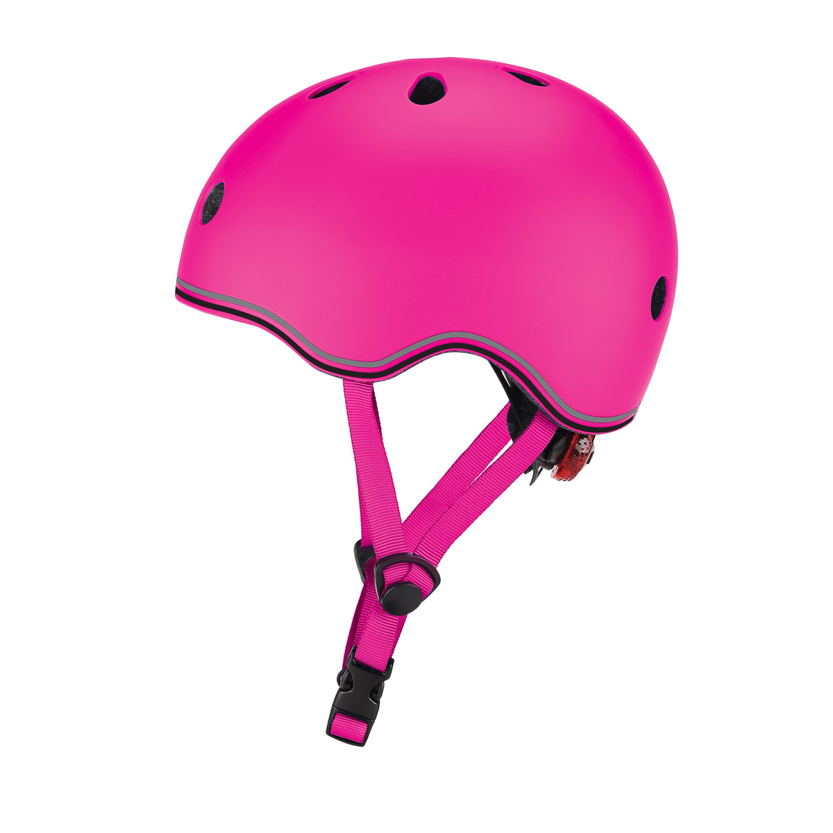 Globber Go-Up Toddler In-Shell Helmet With Lights - XXS/XS 45-51cm Deep Pink XS