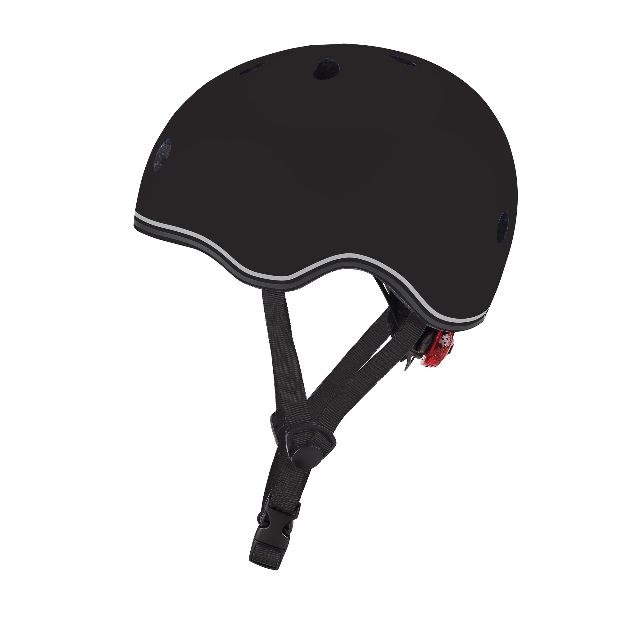 Globber Kids Helmet With Flashing LED Lights - Black XS/S (51-55cm)
