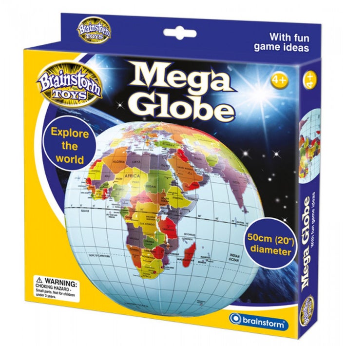 Brainstorm Toys Inflatable 50cm Mega Globe