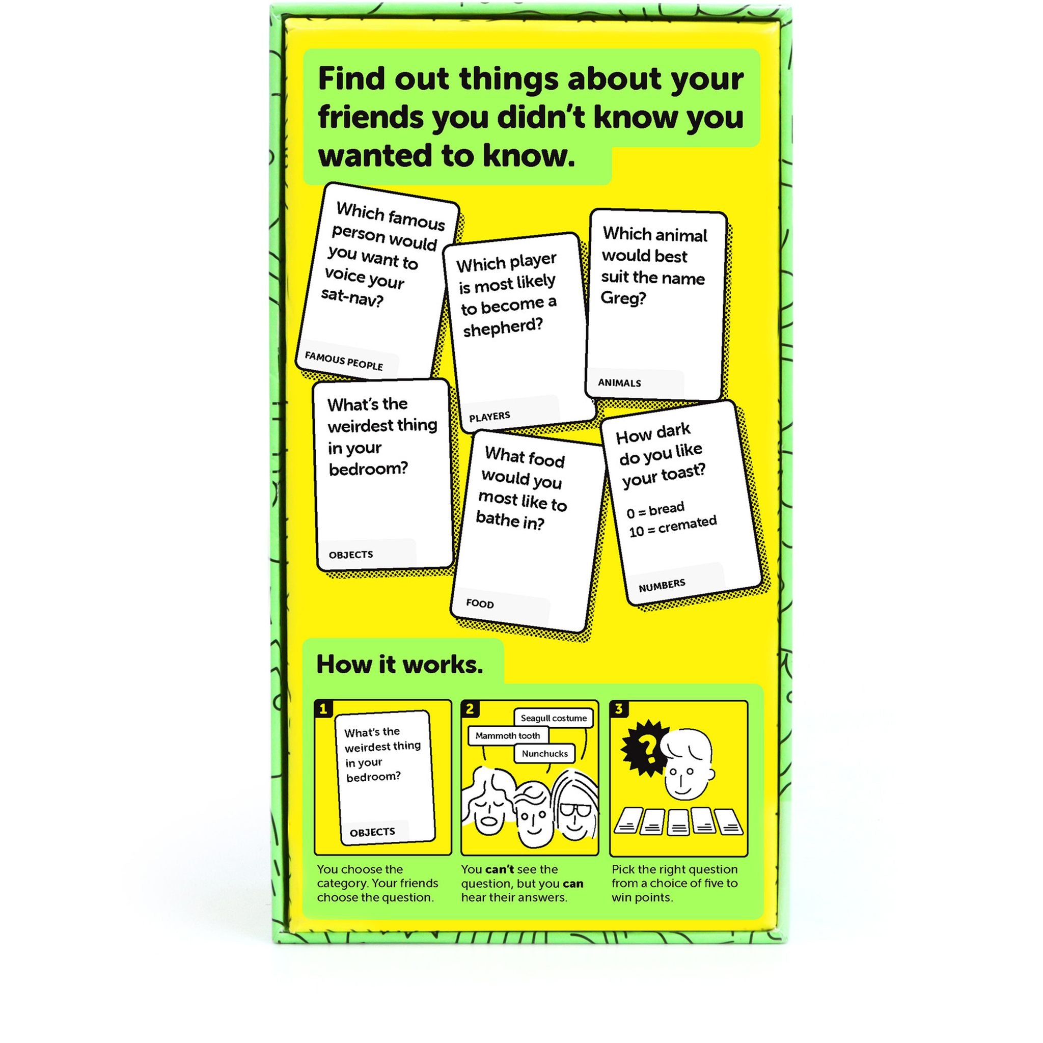 Dumb Questions To Ask Your Friends Card Game
