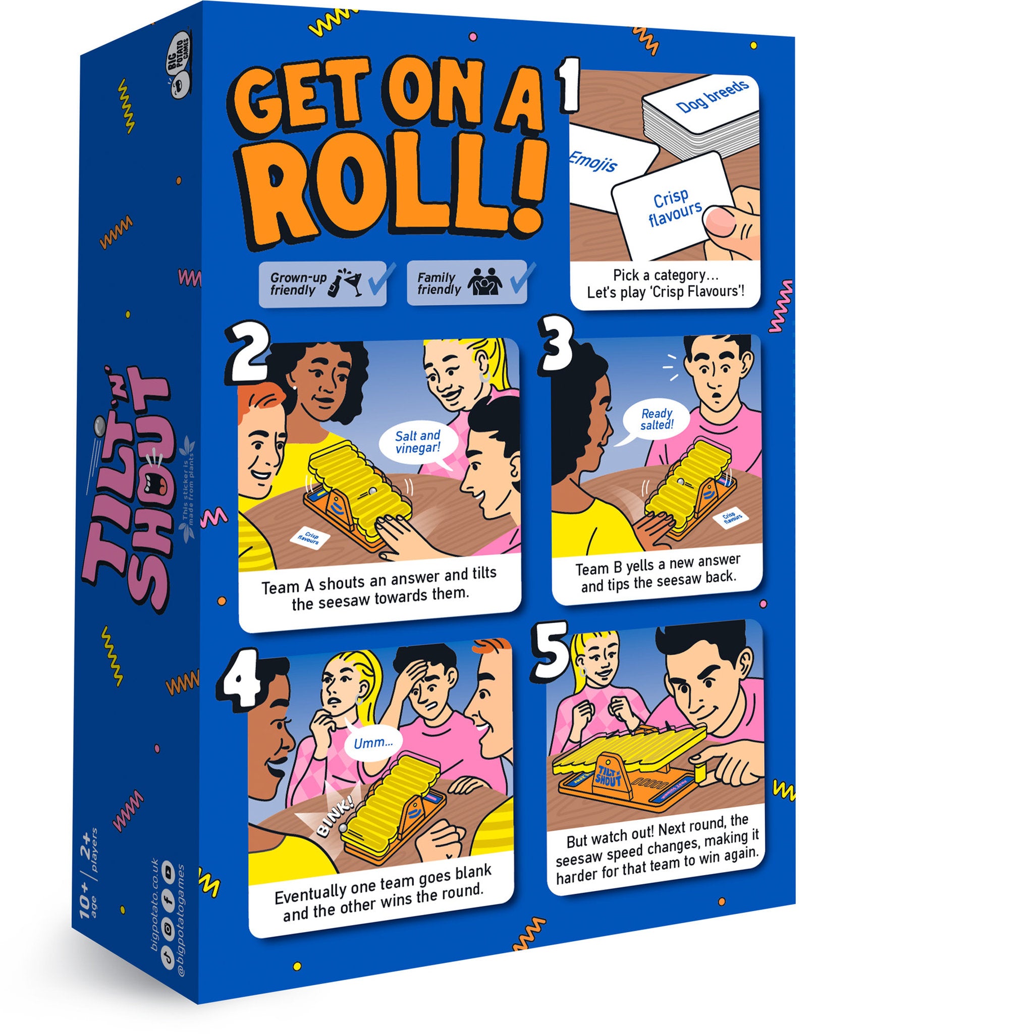 Tilt 'N' Shout Board Game