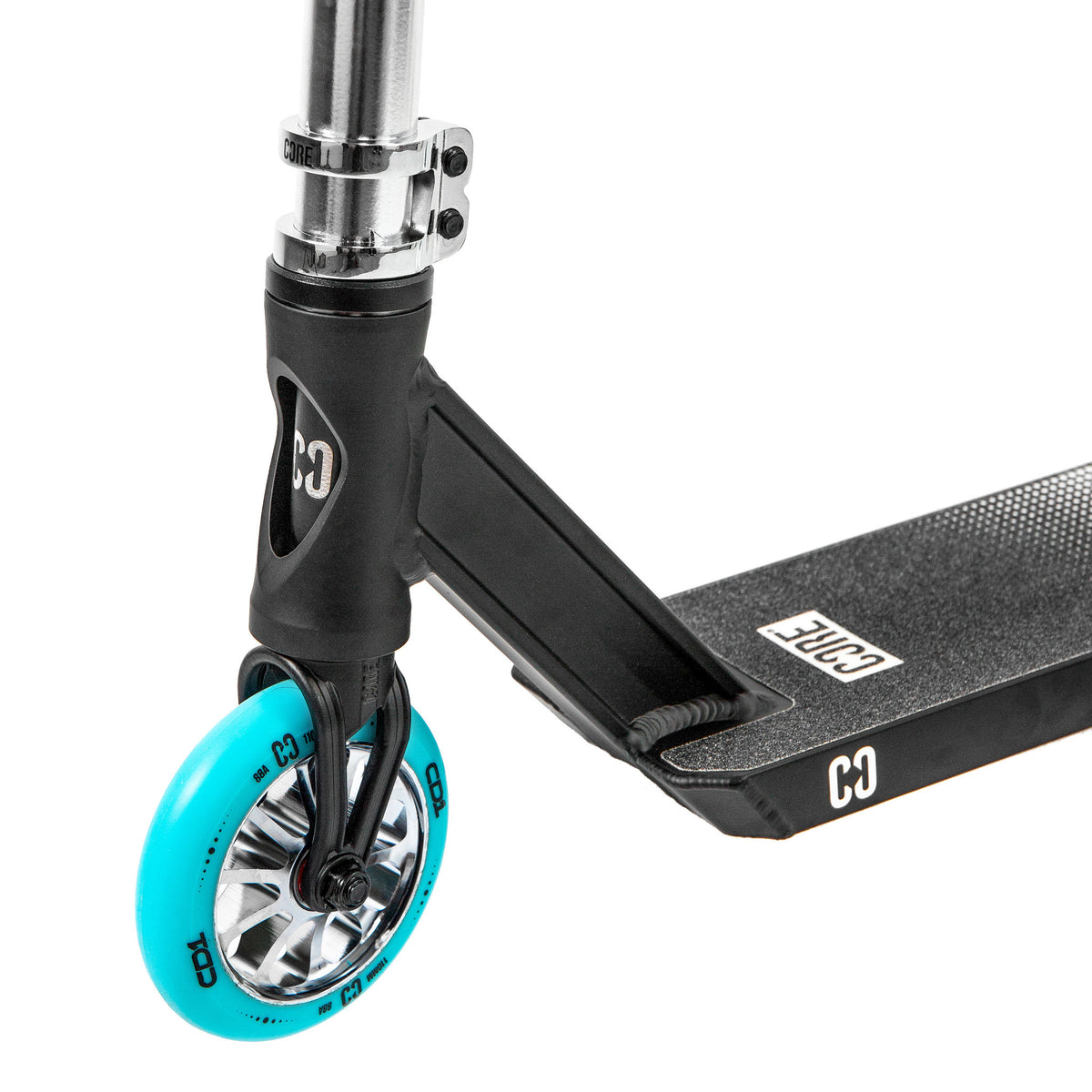 CORE CD1 Park Complete Stunt Scooter - Chrome/Teal