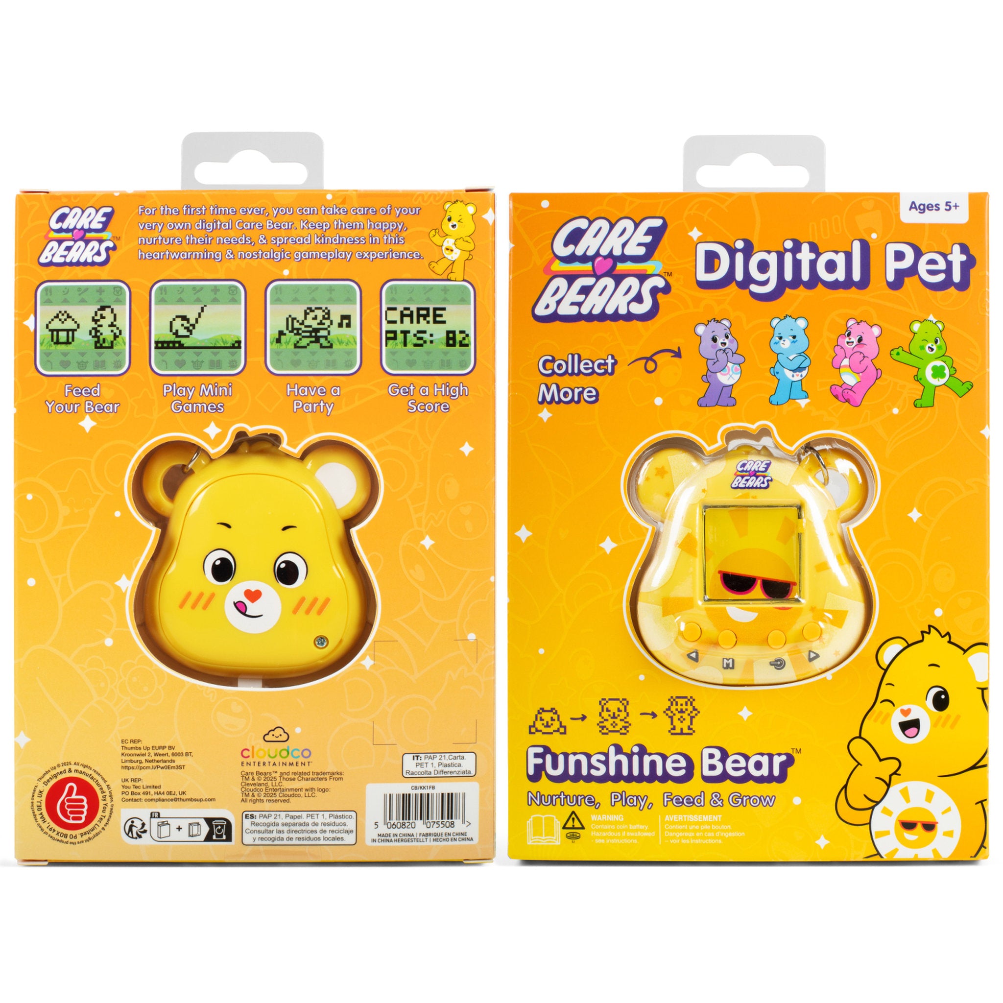 Care Bears Digital Pet Bear - Funshine Bear