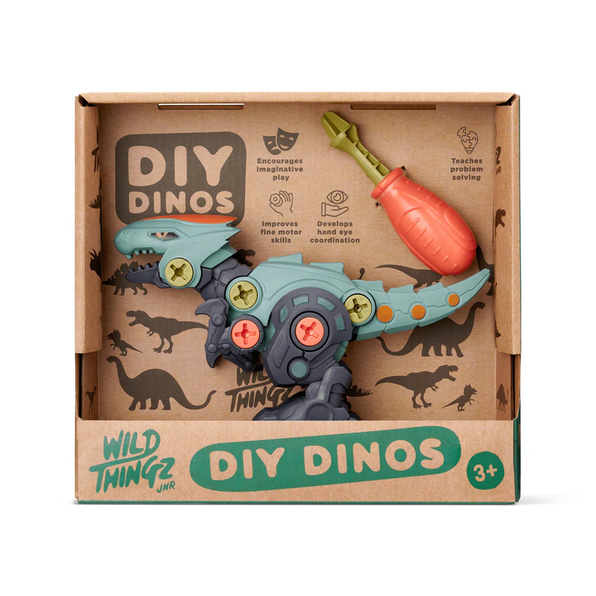 Johnco Wild Thingz DIY Dino Craft Kit - Velociraptor