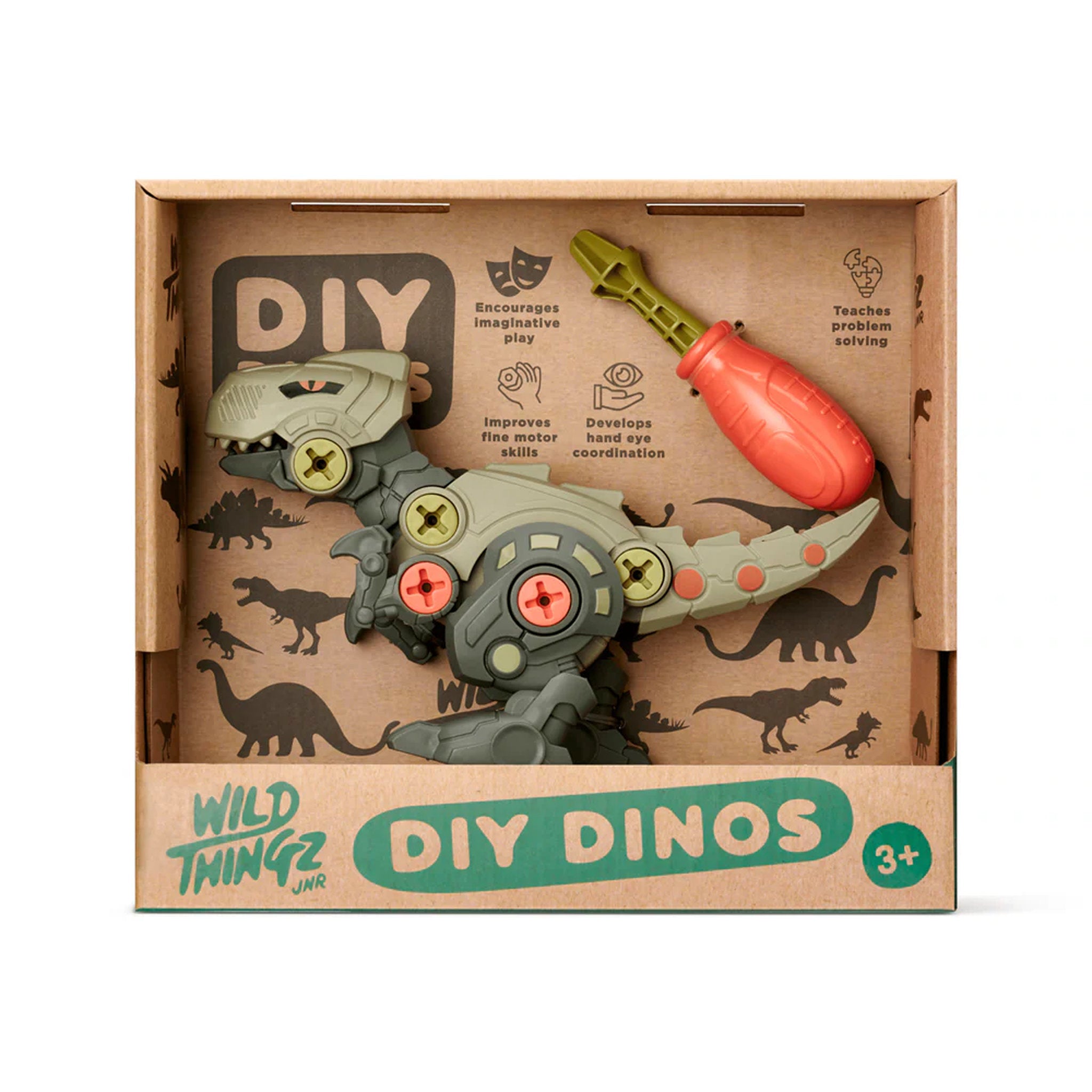 Johnco Wild Thingz DIY Dino Craft Kit - T-Rex