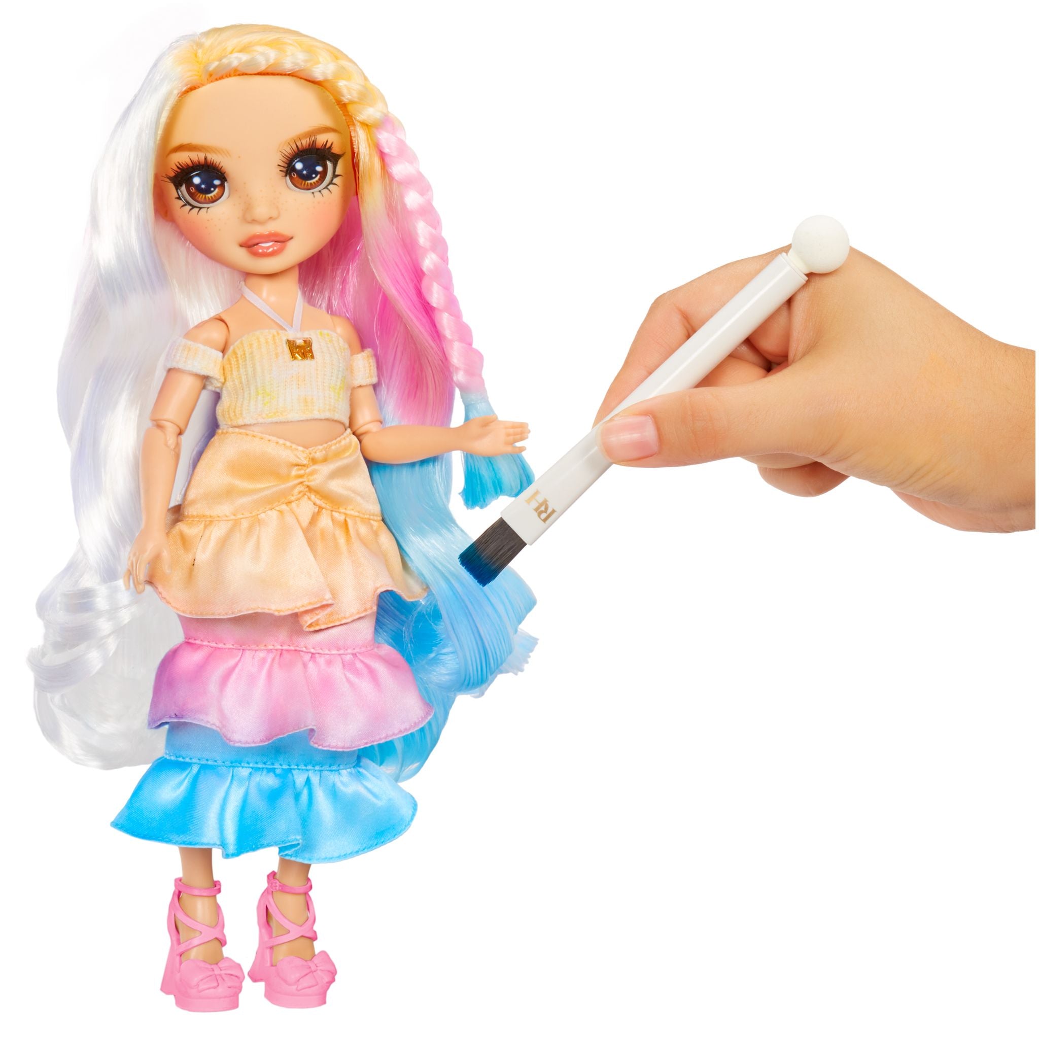 Rainbow High Watercolour & Create DIY Fashion Doll - Brown Eyes