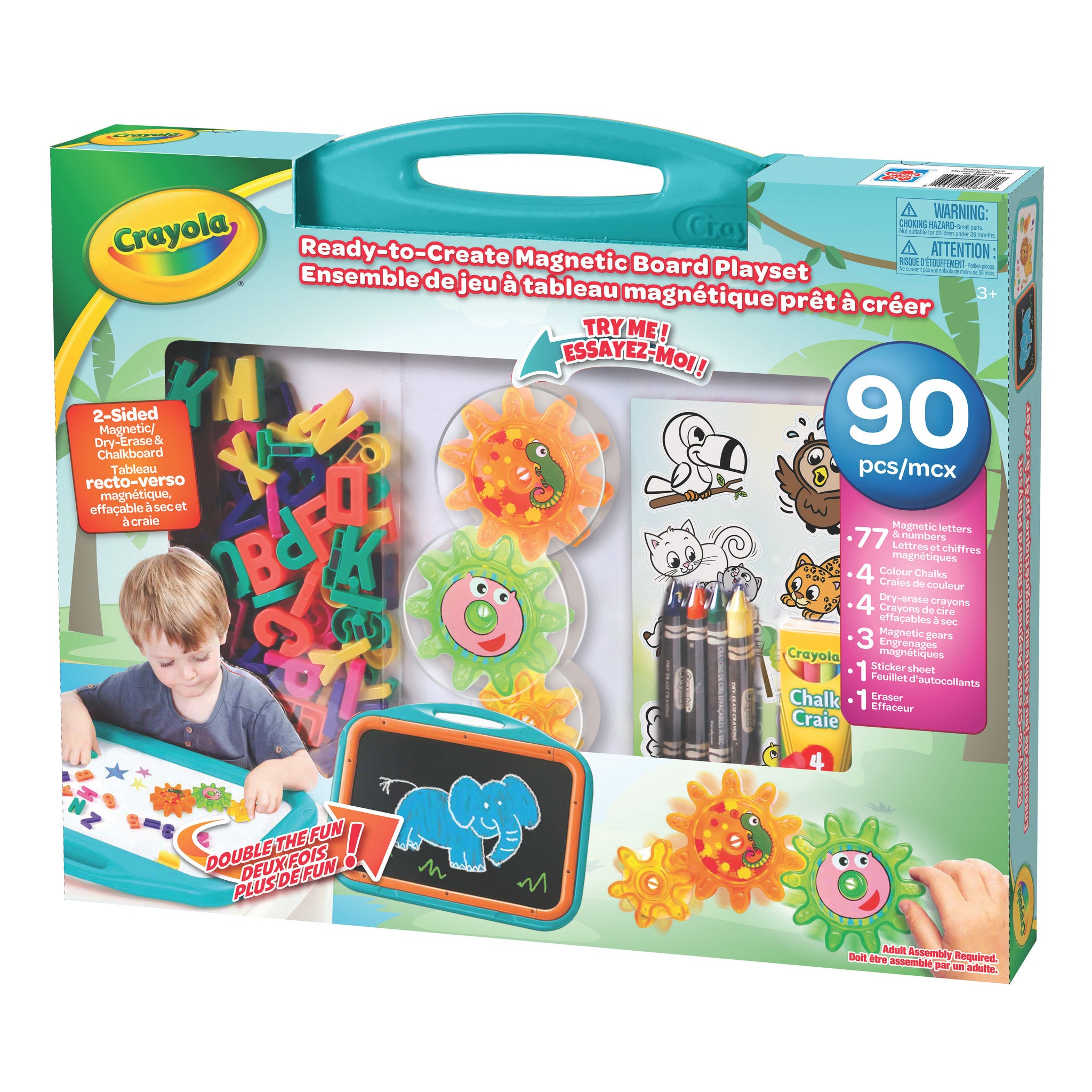 Crayola Ready-To-Create Magnetic Board Playset - Toyworld Australia
