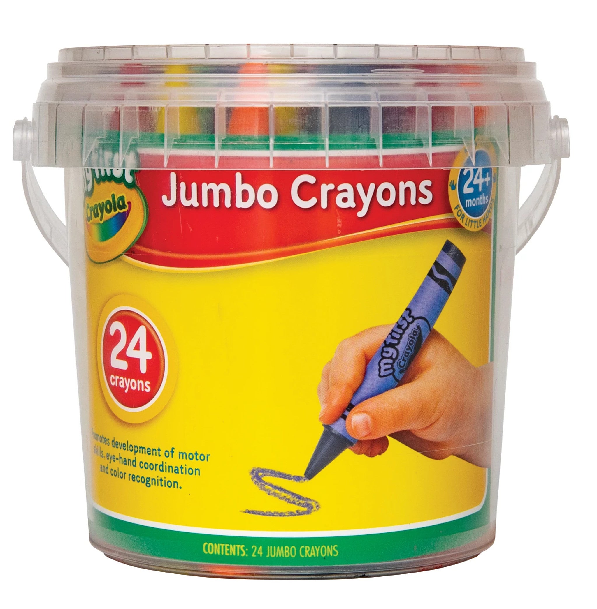 Crayola 24 Pack Jumbo Crayon In Container
