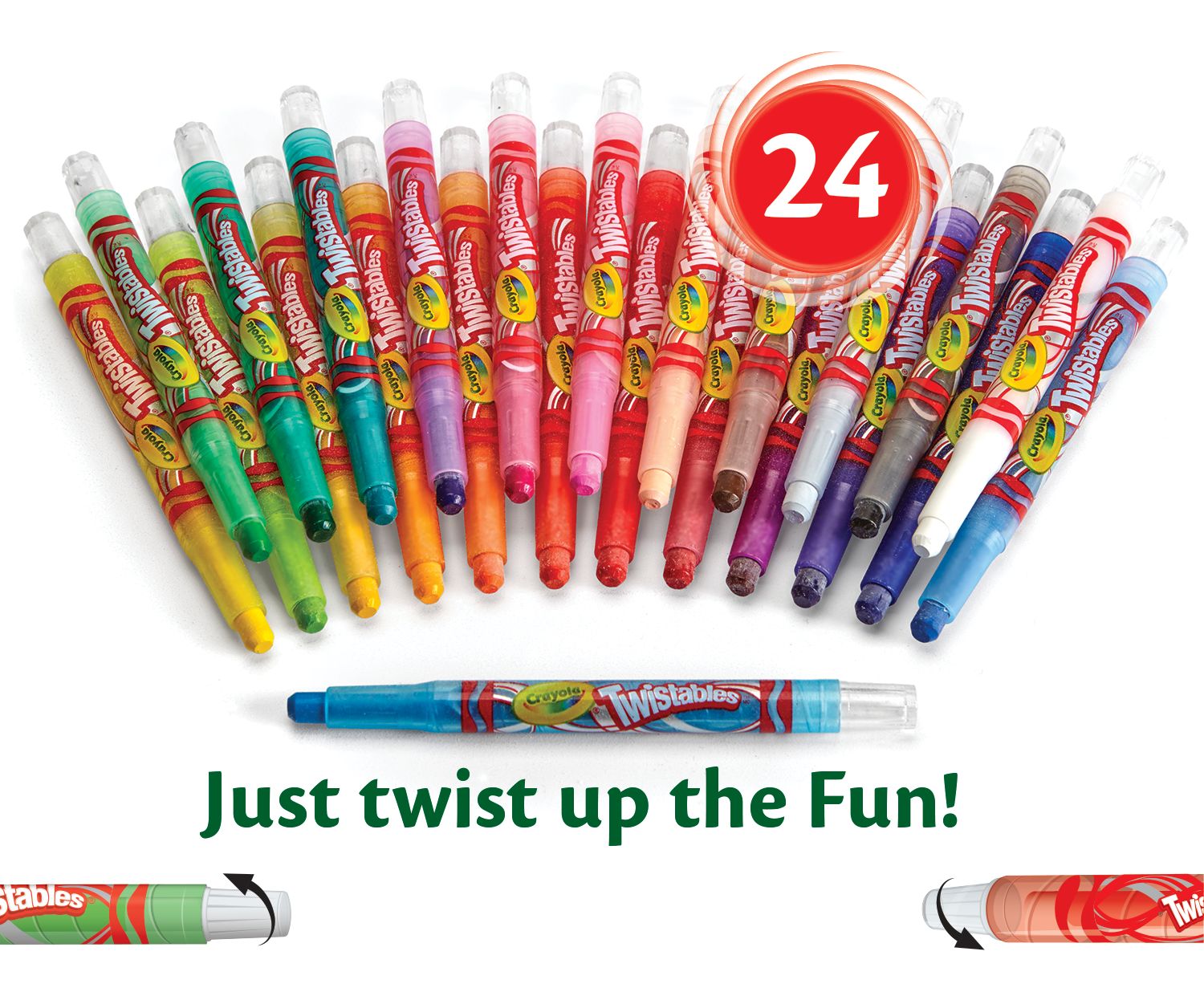 Crayola Mini Twistables Crayons 24 Pack