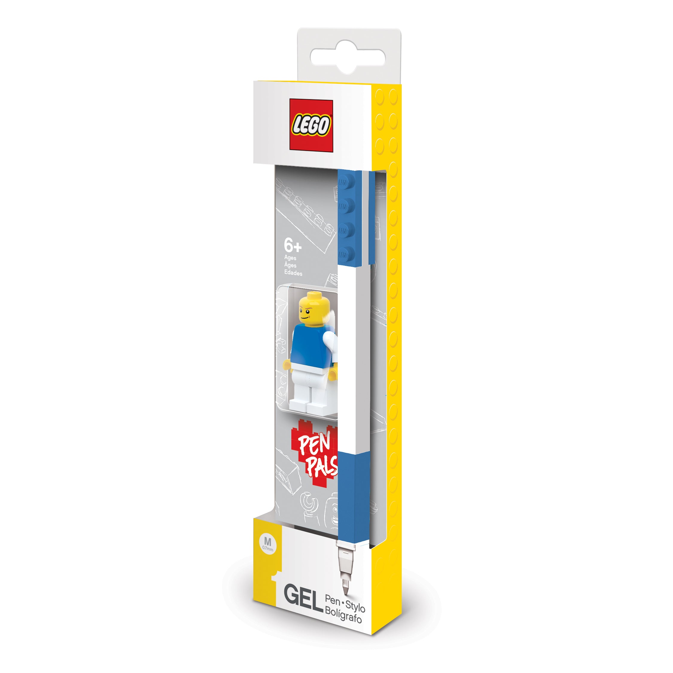 LEGO Gel Pen With Minifigure - Blue