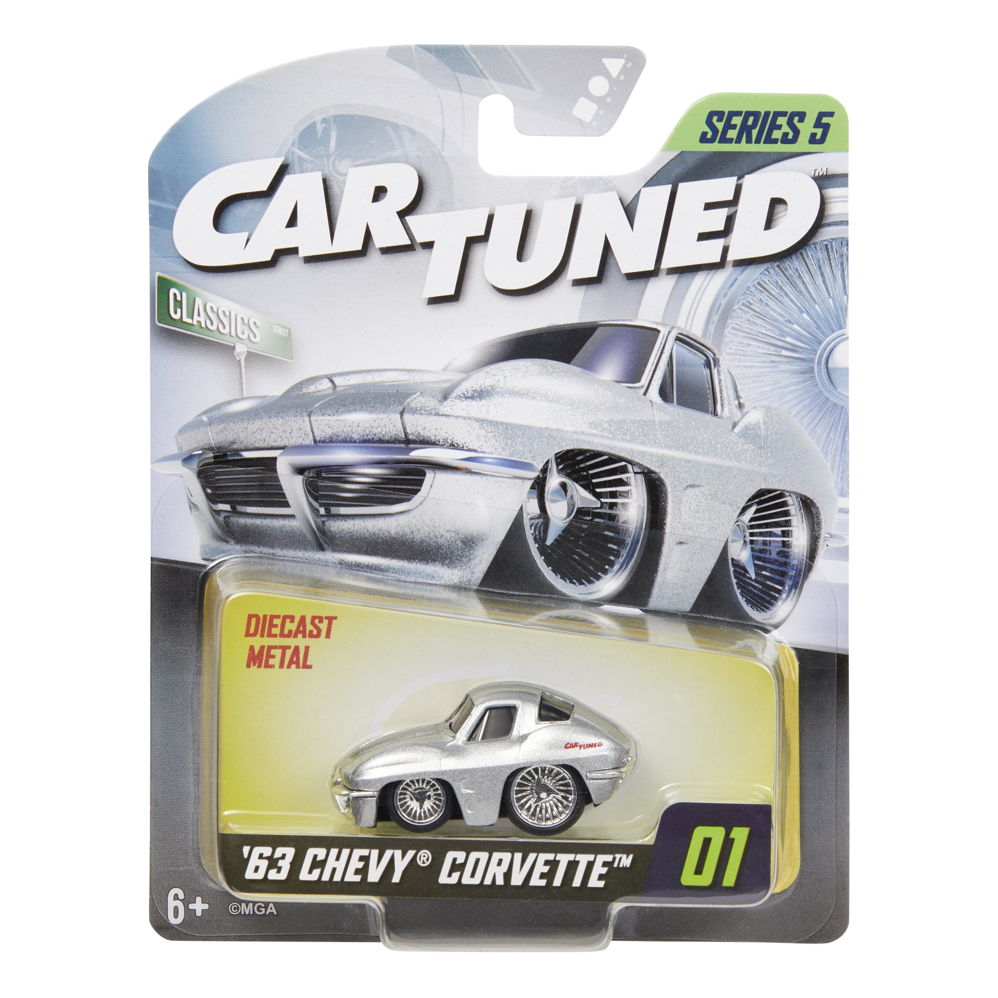 CarTuned Classics Die-Cast Series 5 - 1963 Chevy Corvette Vehicle