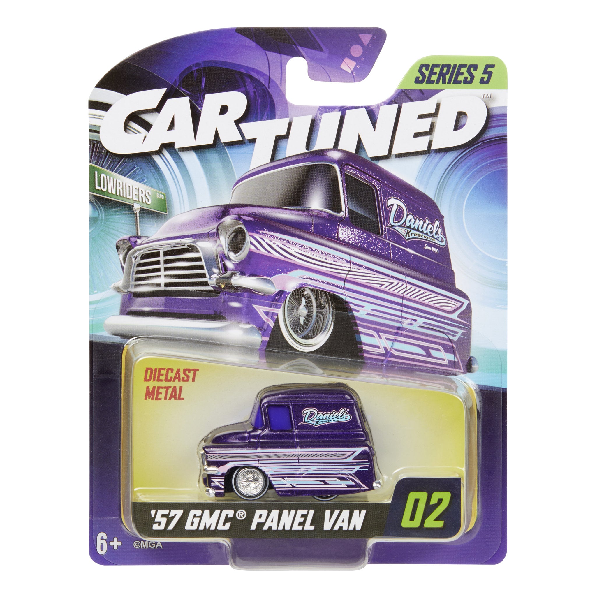 CarTuned Lowrider Die-Cast Series 5 - 1957 GMC Panel Van Vehicle