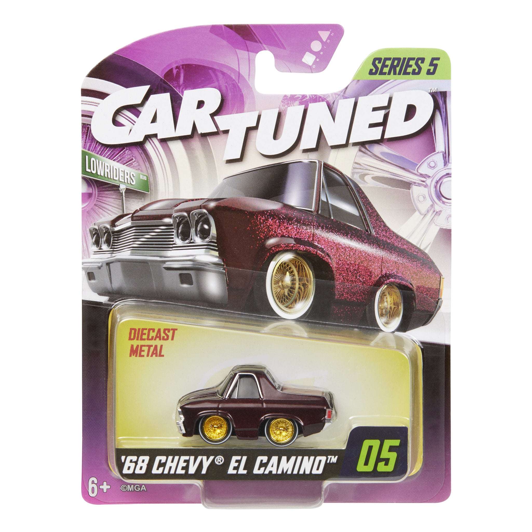 CarTuned Lowrider Die-Cast Series 5 - 1968 Chevy El Camino Vehicle