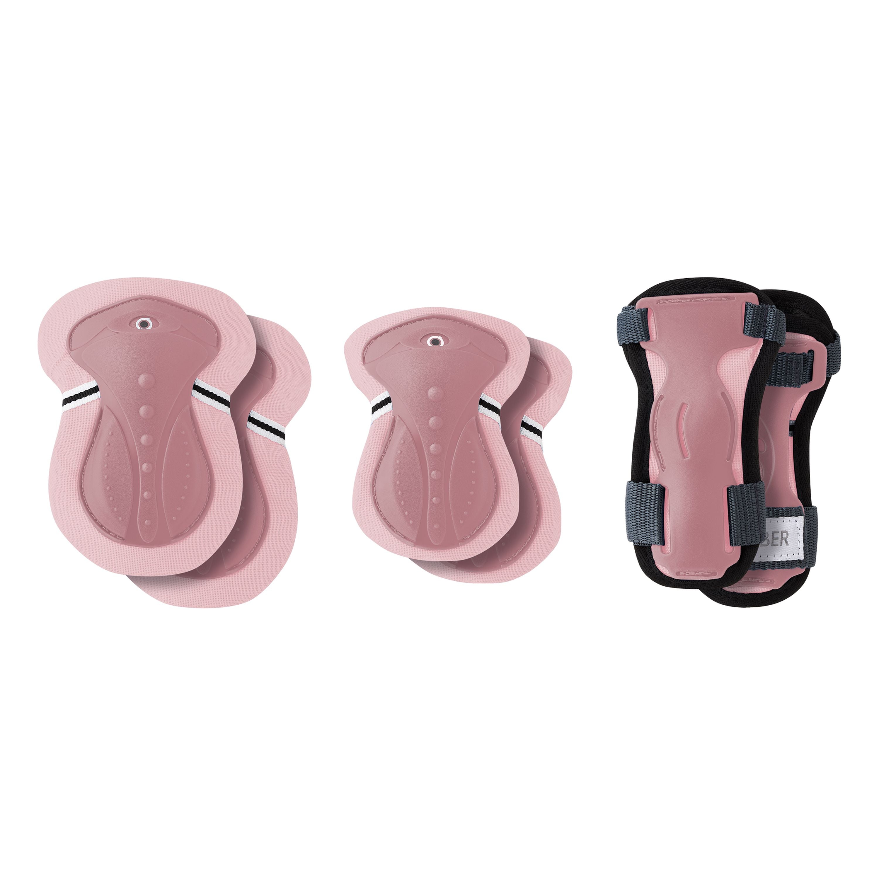 Globber Junior Protective Pad Set 3-7 Pastel Pink XXS