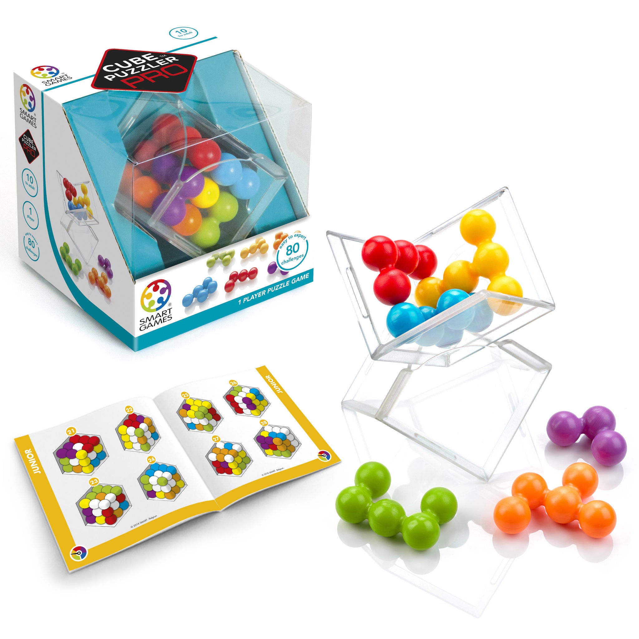 Smart Games Display Cube Puzzler Pro 6 Pieces - Toyworld Australia
