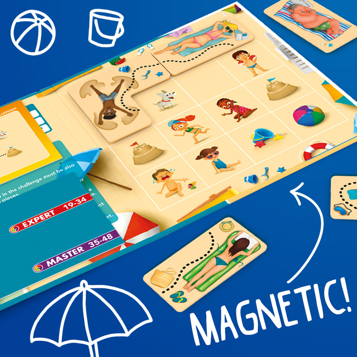 Smart Games Beach Magnetic Puzzle