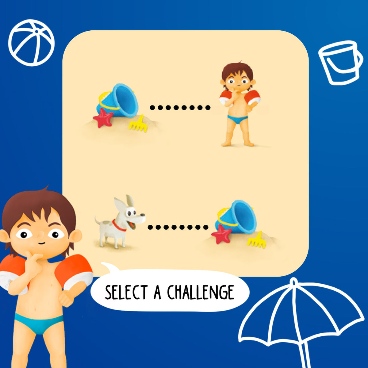 Smart Games Beach Magnetic Puzzle