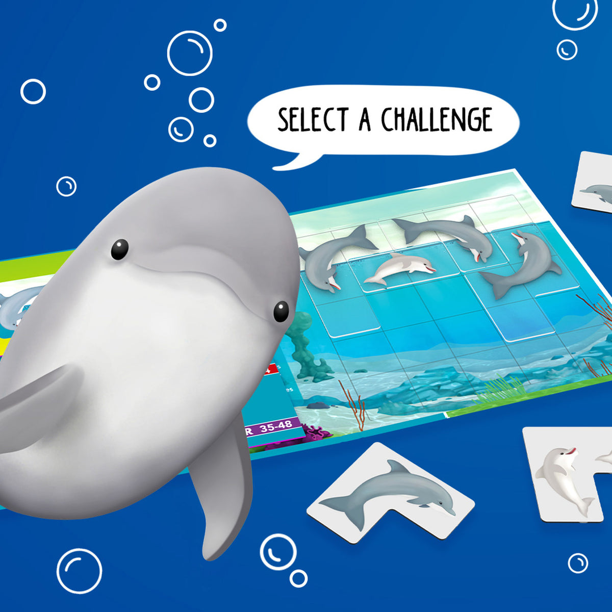 Smart Games Flippin Dolphins Magnetic Puzzle