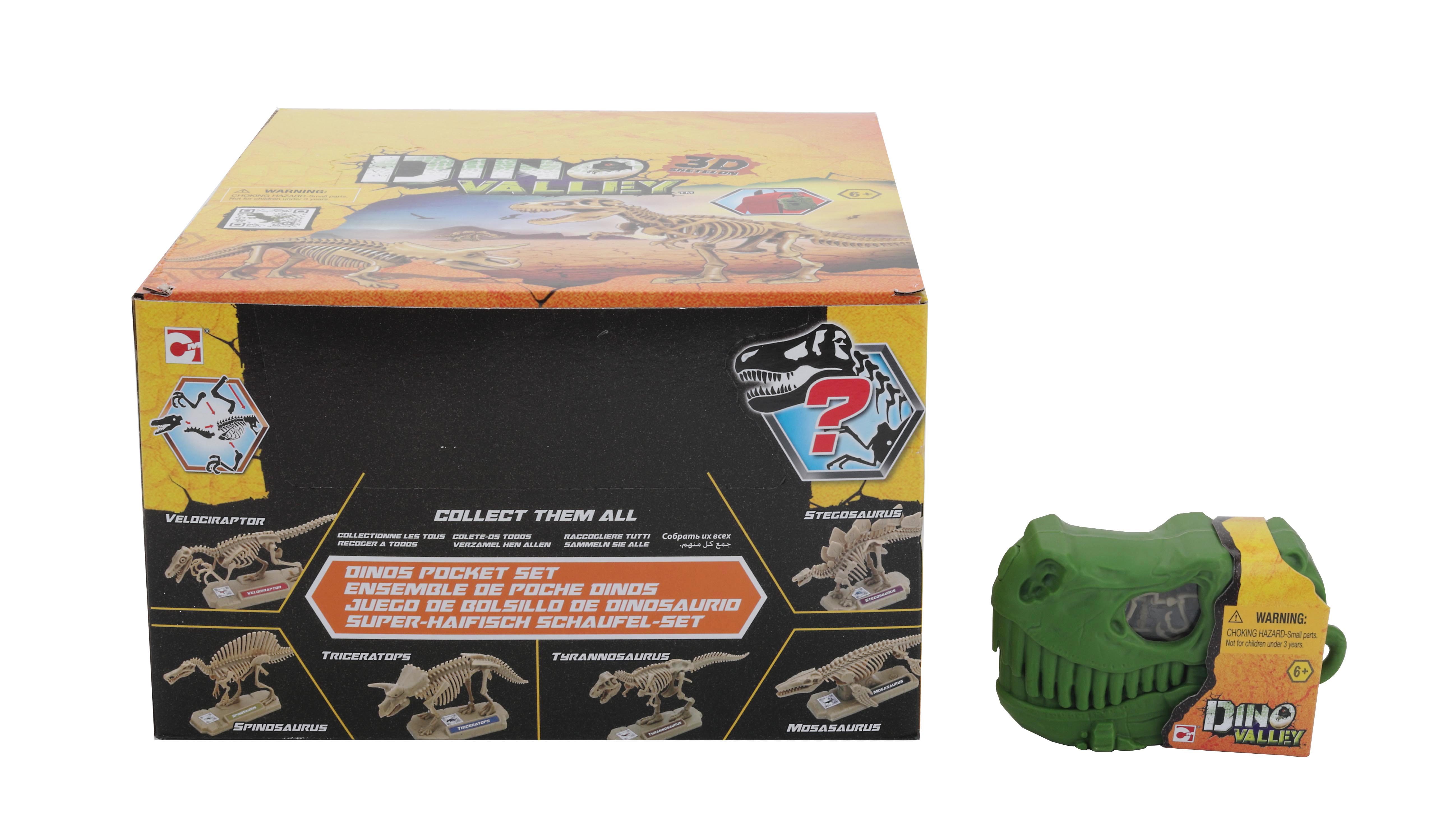 Dino Valley 3D Fossil Set Green